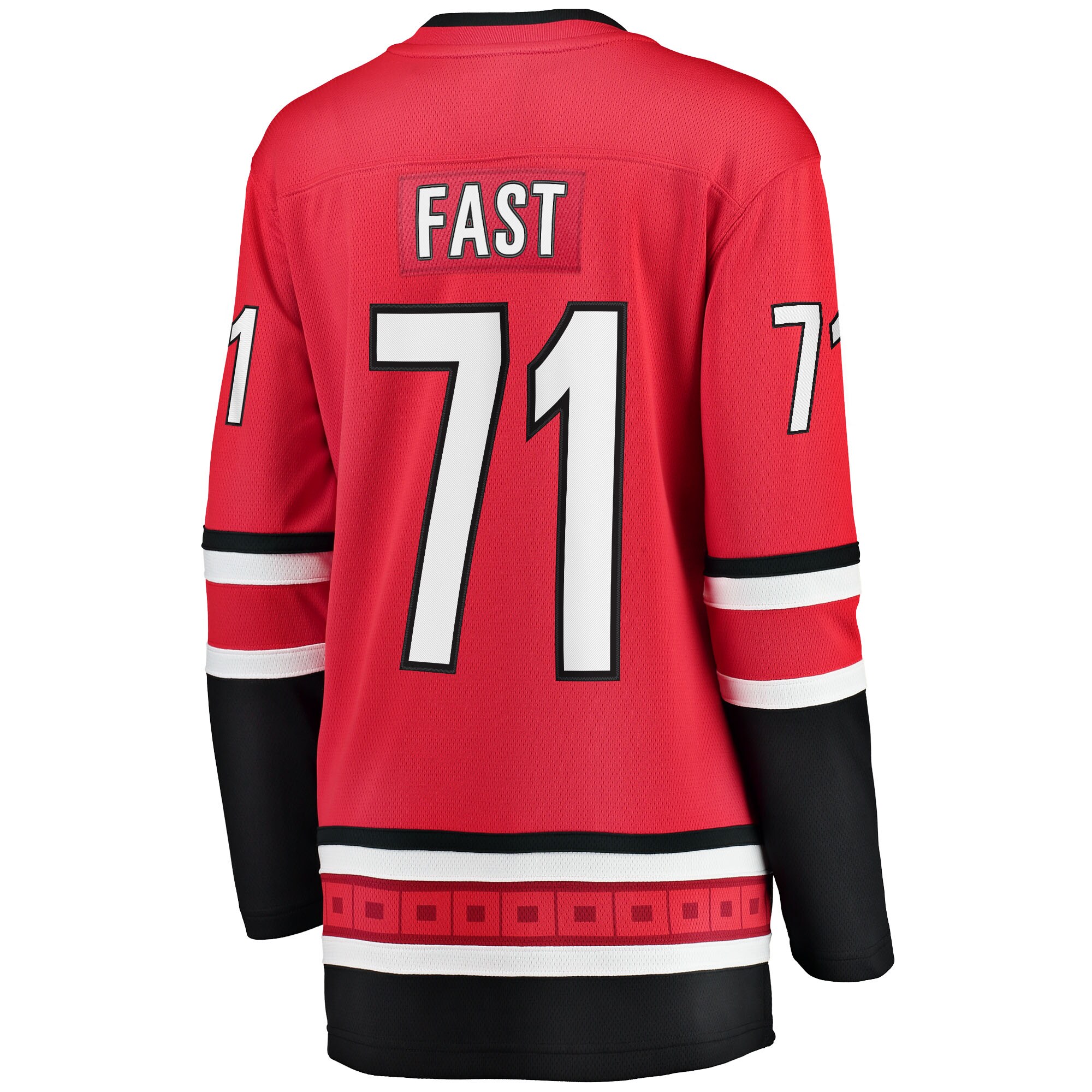 Jesper Fast Carolina Hurricanes Women's Home Breakaway Jersey - Red