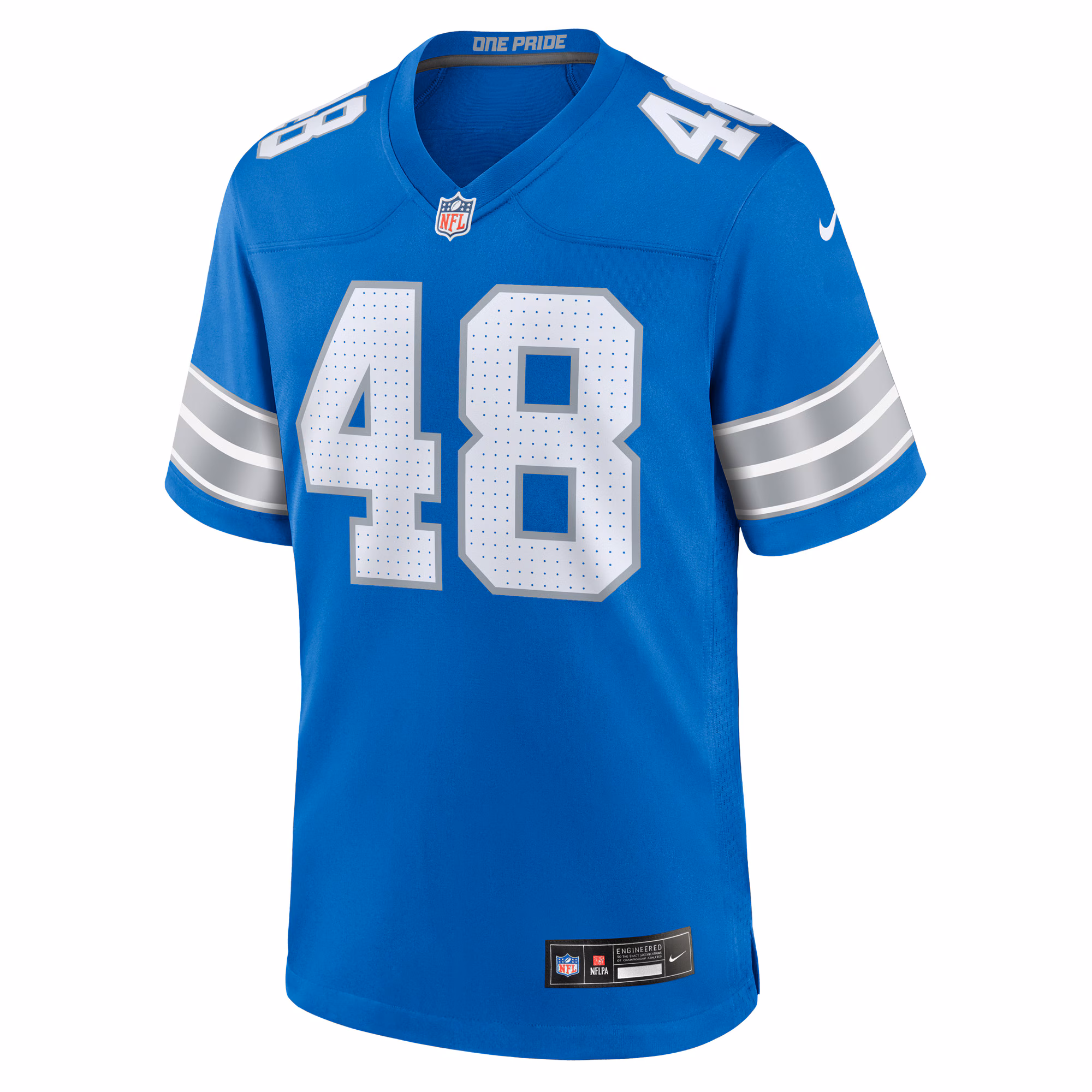Loren Strickland Detroit Lions Game Jersey -  Blue