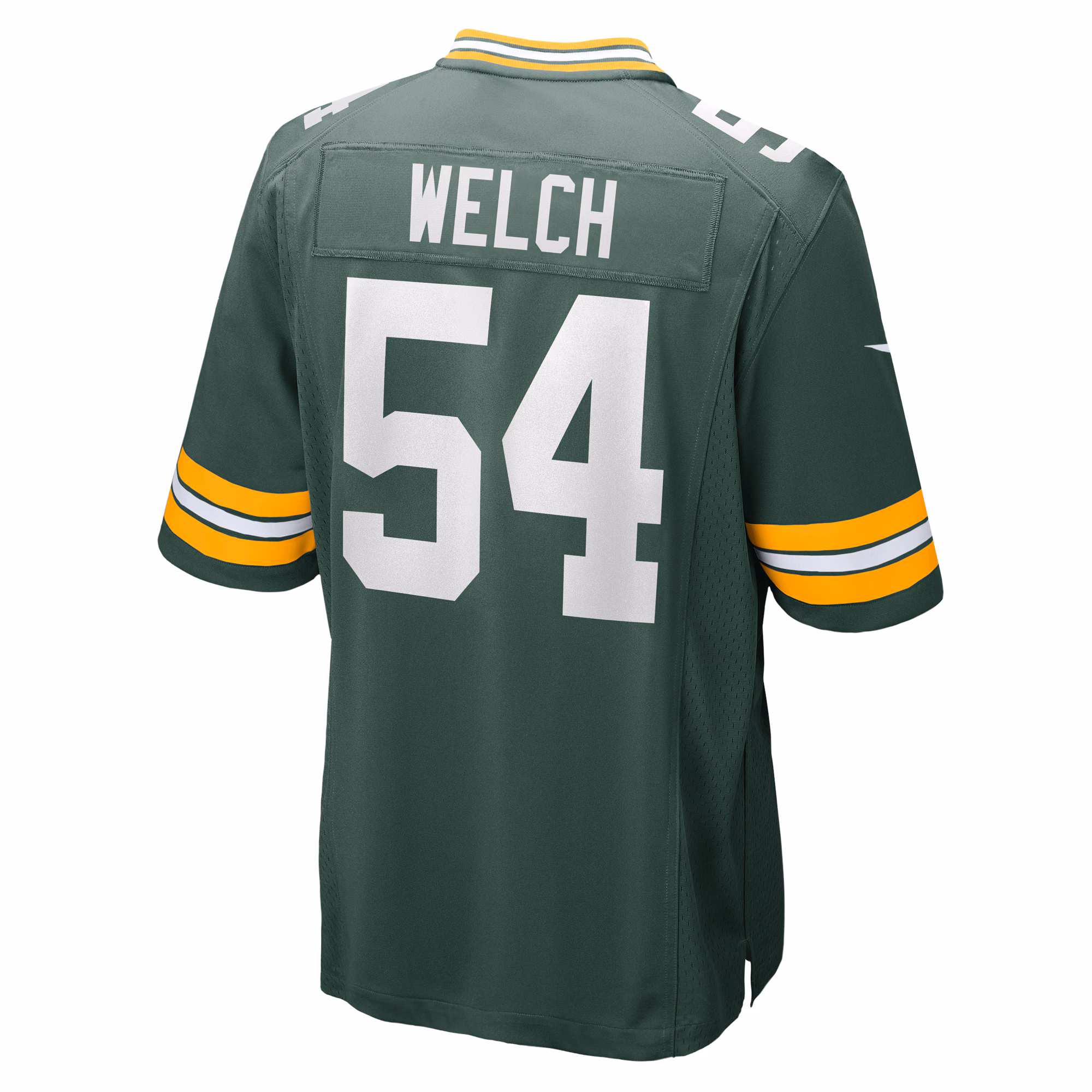 Kristian Welch Green Bay Packers Team Game Jersey -  Green
