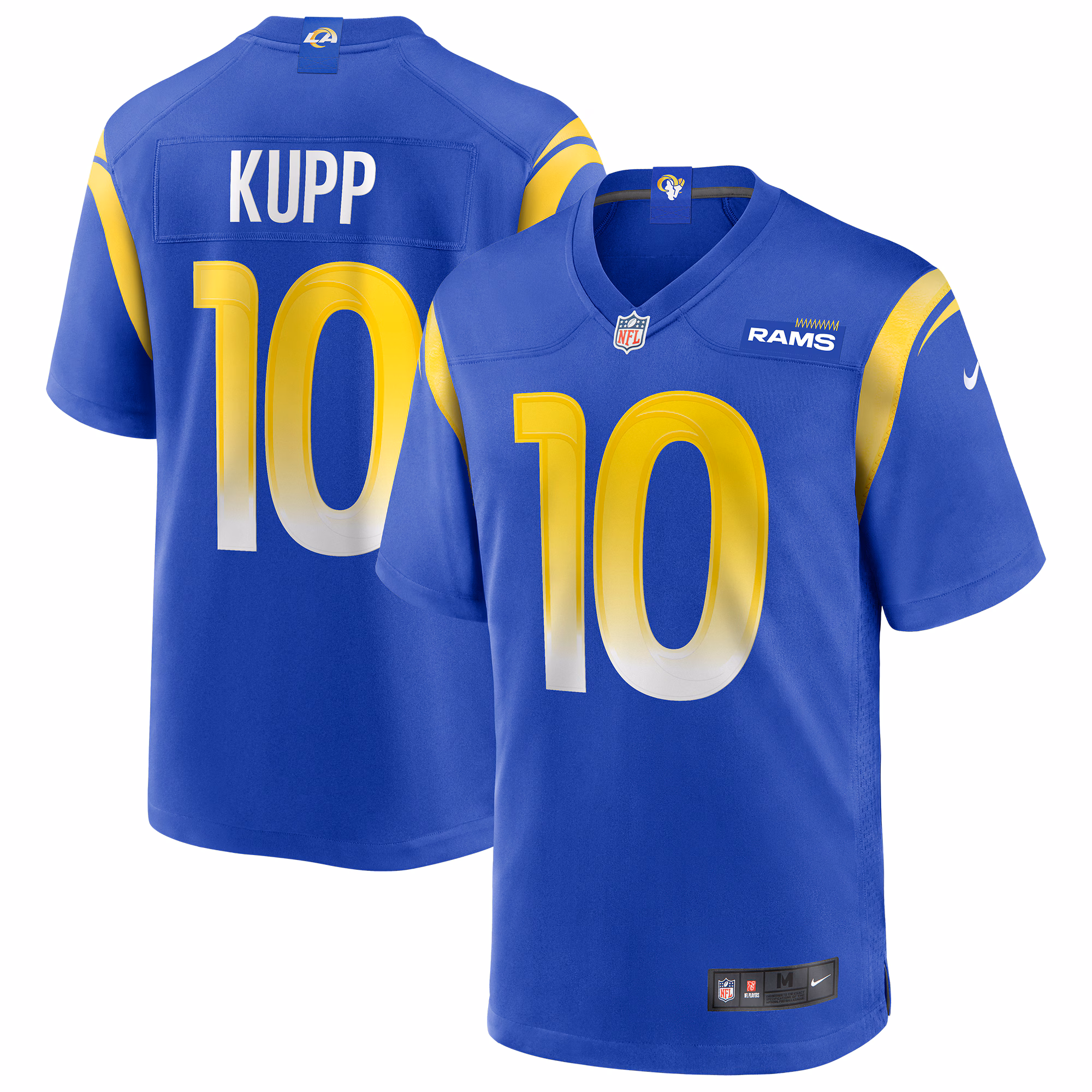 Cooper Kupp Los Angeles Rams Game Jersey - Bone
