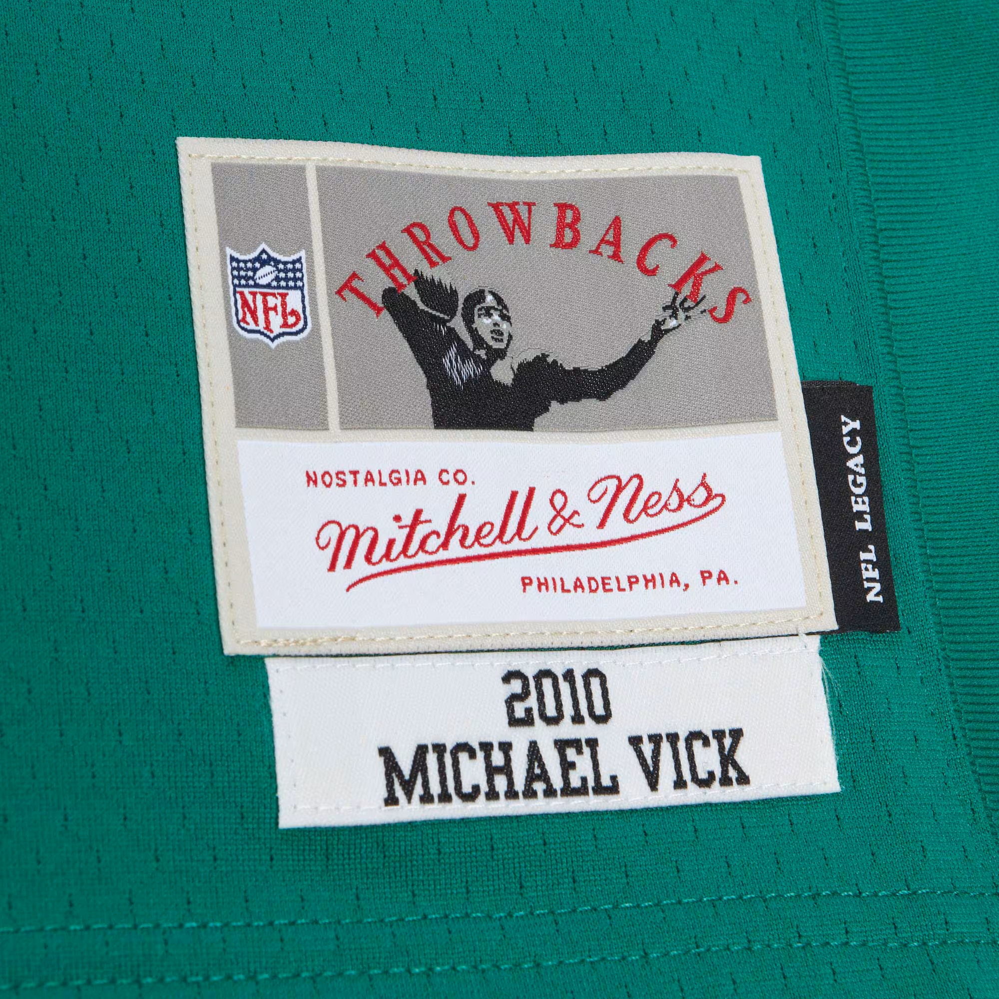 Michael Vick Philadelphia Eagles #7 Legacy Replica Jersey - Kelly Green