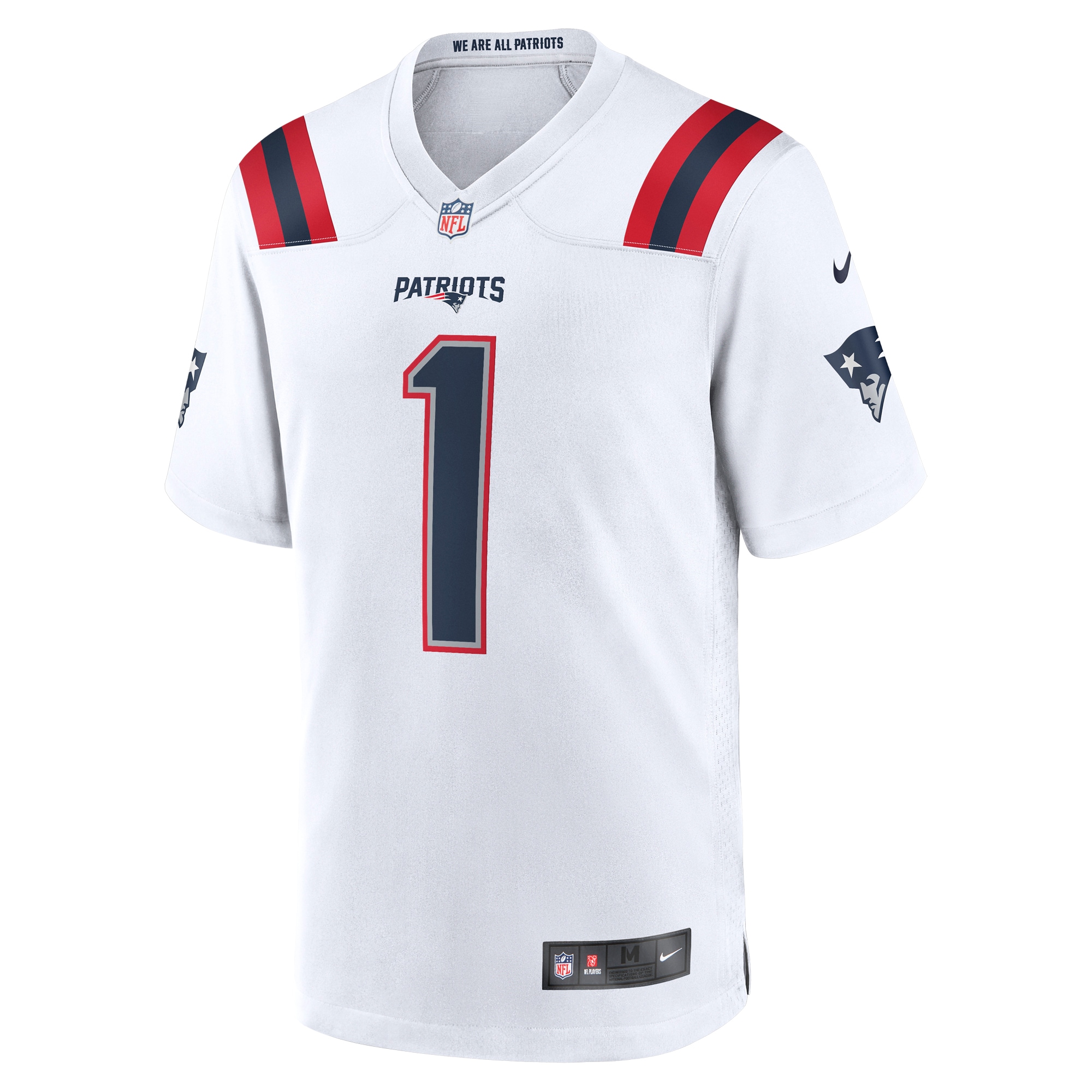 Christian Gonzalez New England Patriots  2023 NFL Draft First Round Pick Game Jersey - White