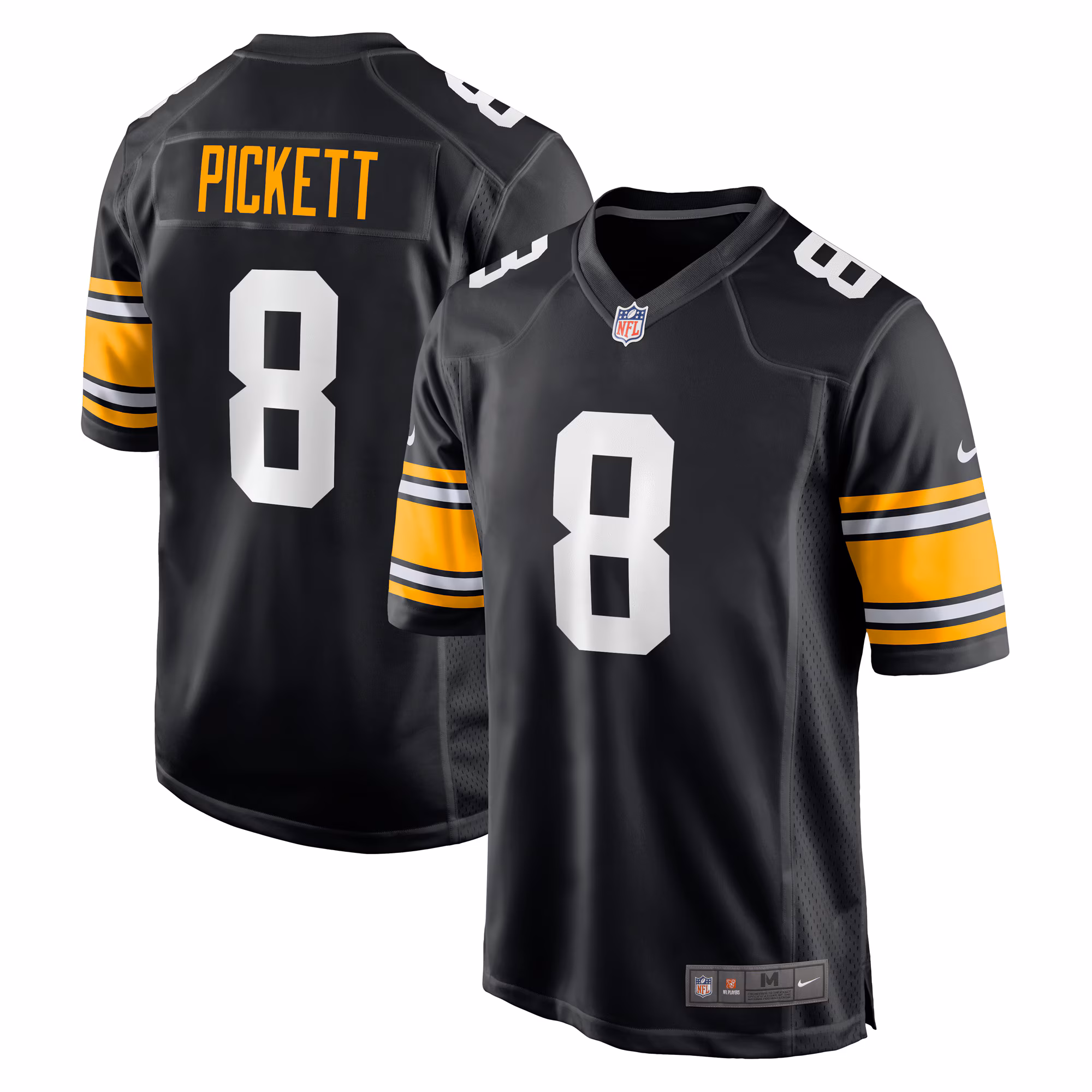 Kenny Pickett Pittsburgh Steelers Player Alternate Game Jersey - Black