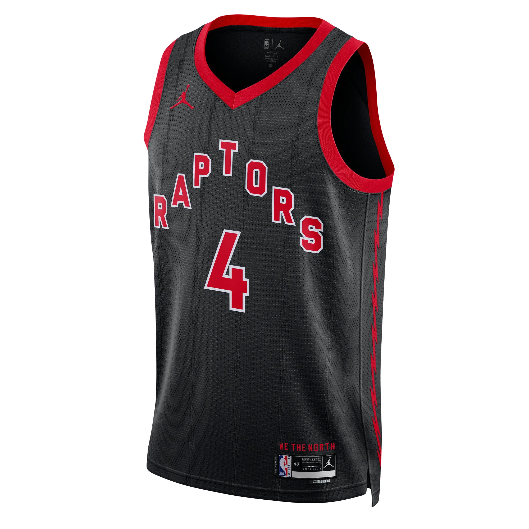 Scottie Barnes 2022/23 Toronto Raptors  Unisex Swingman Jersey - Statement Edition - Black