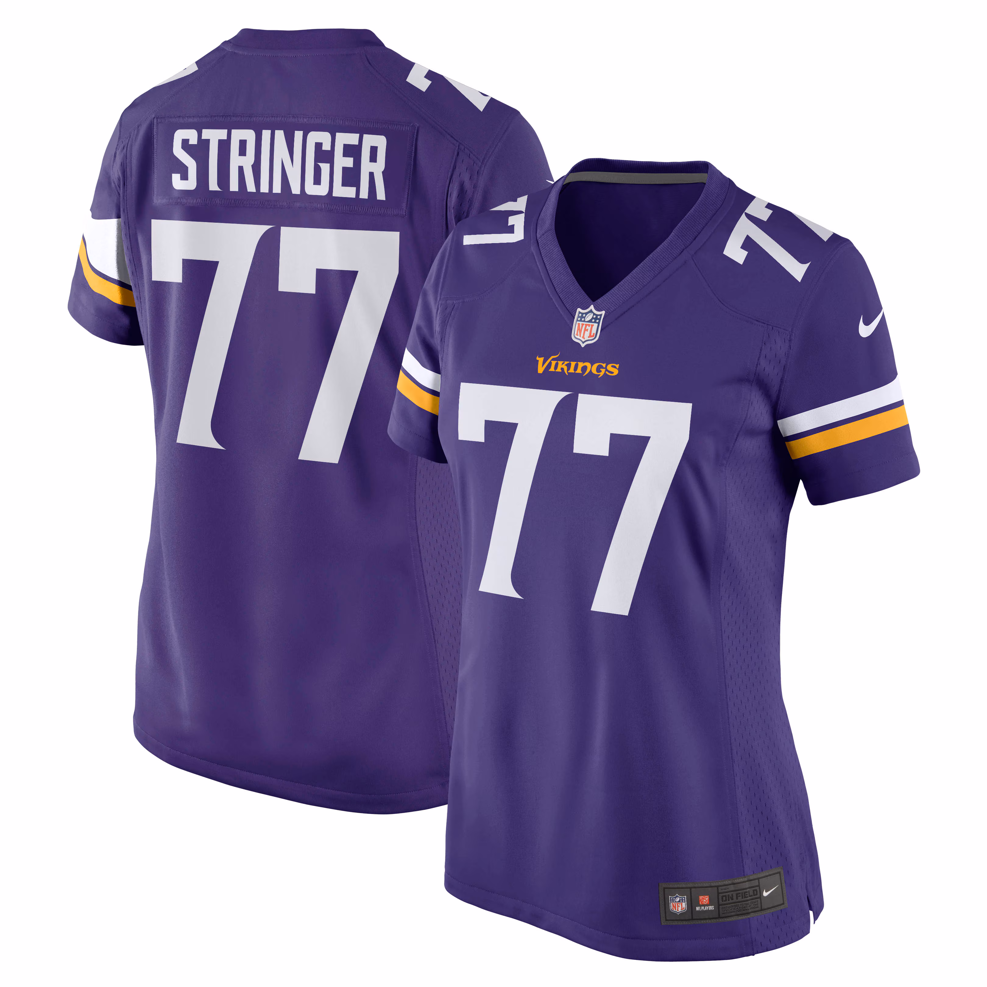 Korey Stringer Minnesota Vikings Women's Retired Player Jersey - Purple