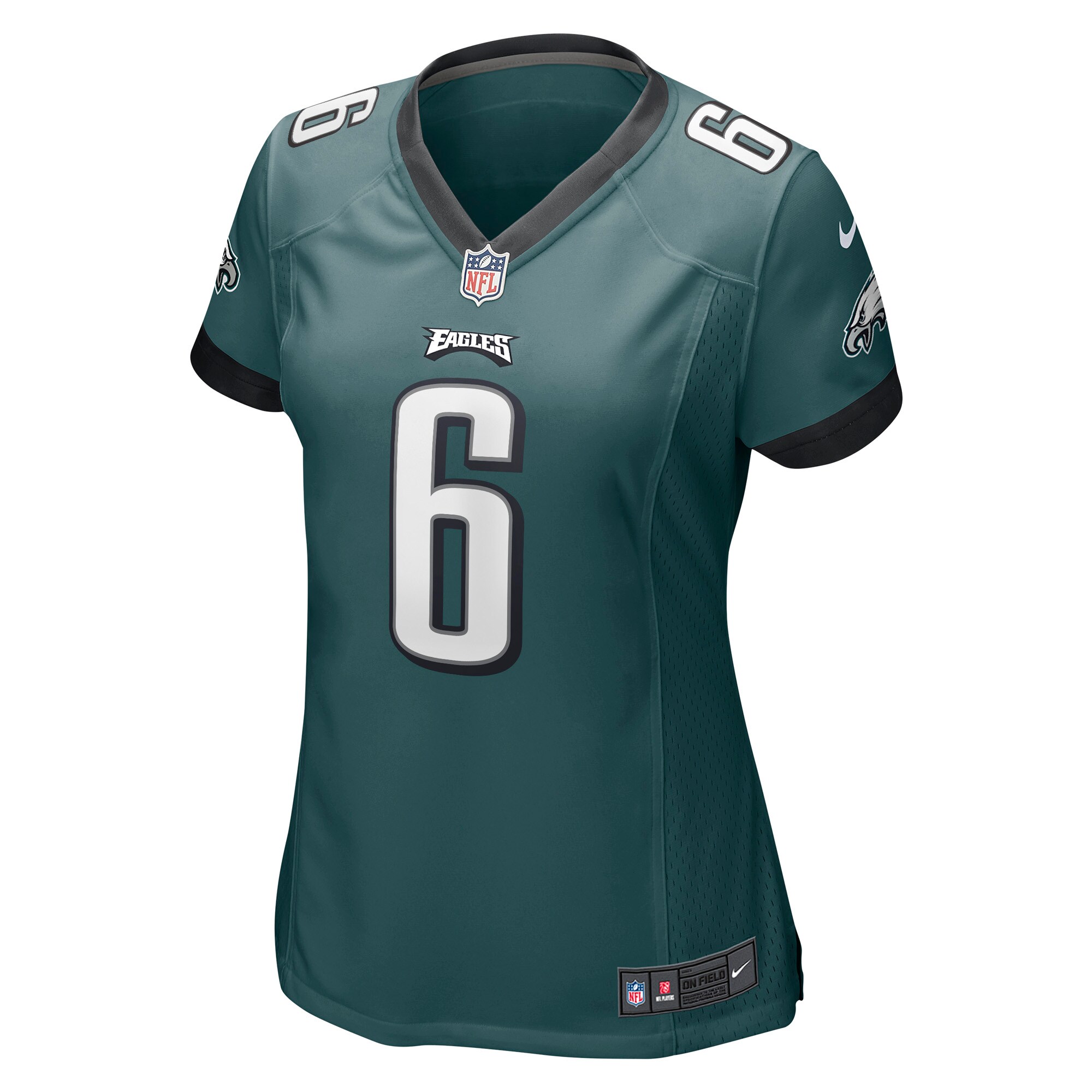 DeVonta Smith Philadelphia Eagles  Women's Game Jersey - Midnight Green