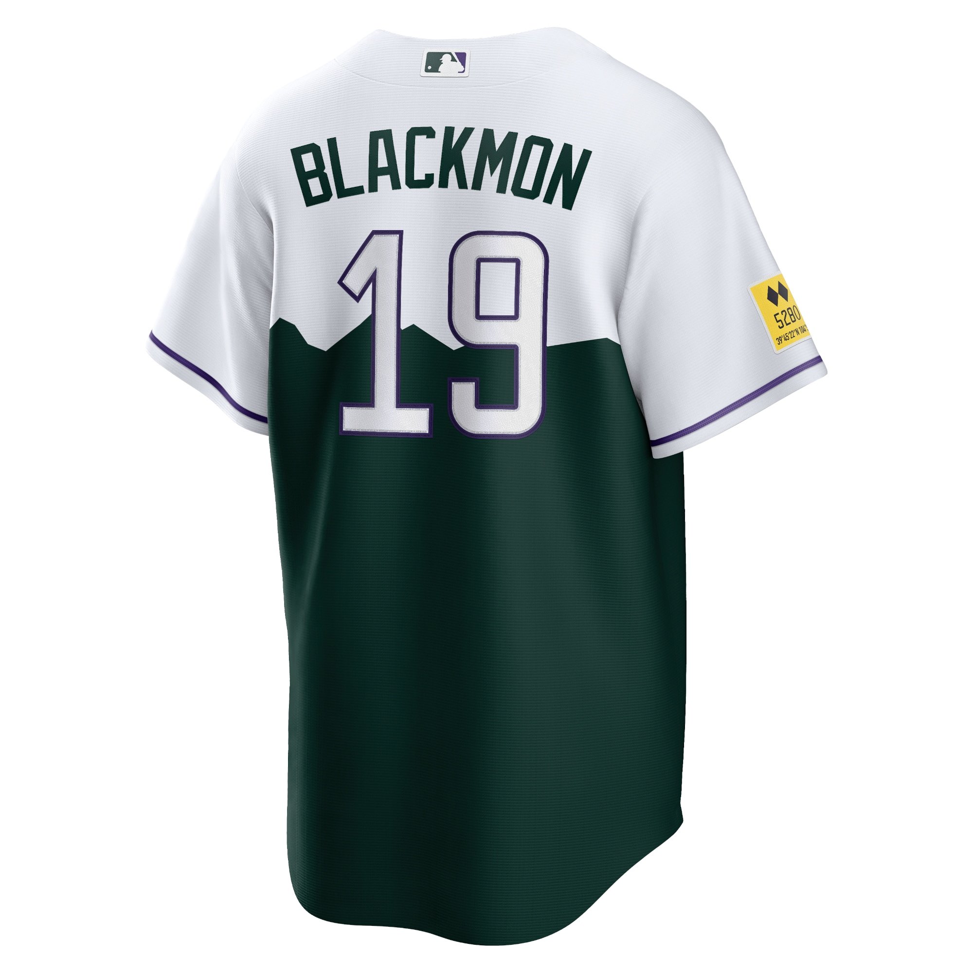 Men's Colorado Rockies Charlie Blackmon  White/Forest Green City Connect Replica Player Jersey