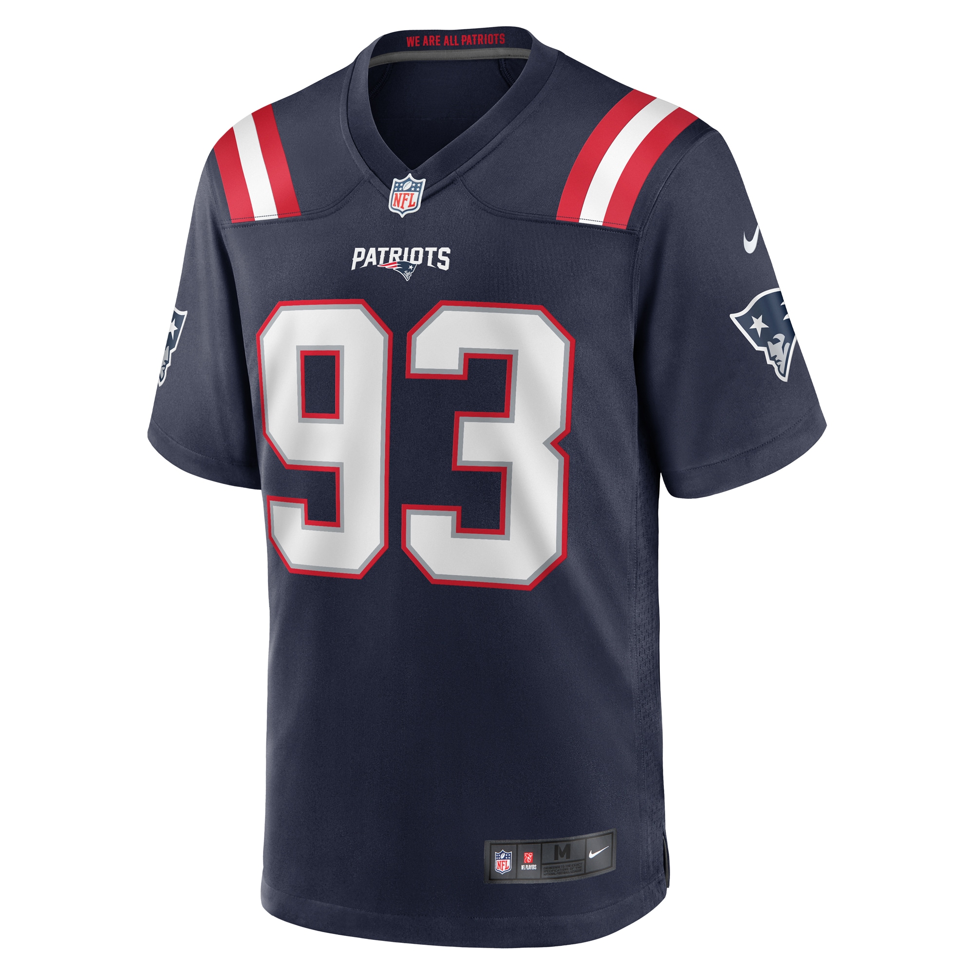 Lawrence Guy New England Patriots Team Game Jersey -  Navy