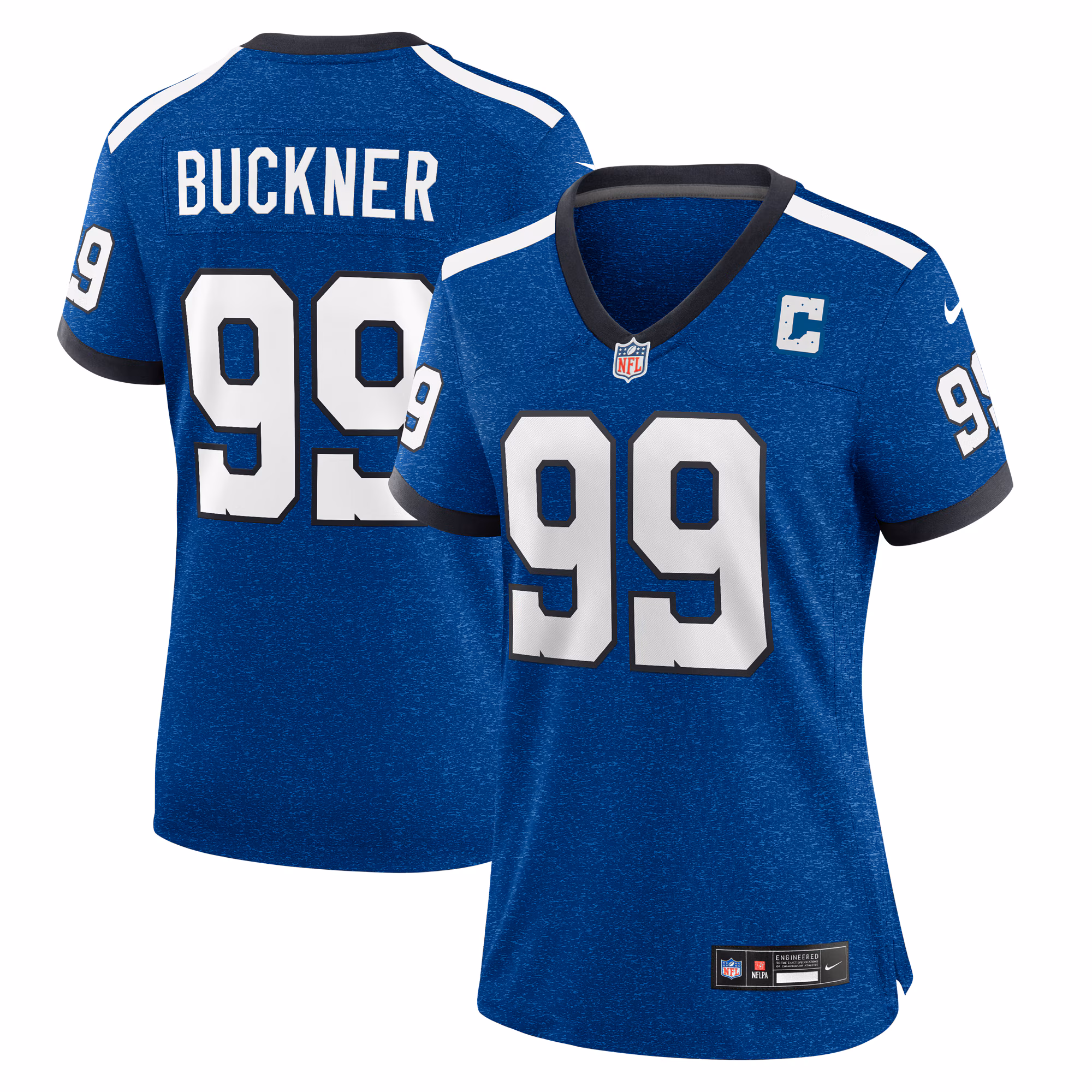 DeForest Buckner Indianapolis Colts Women's Game Player Jersey - Royal