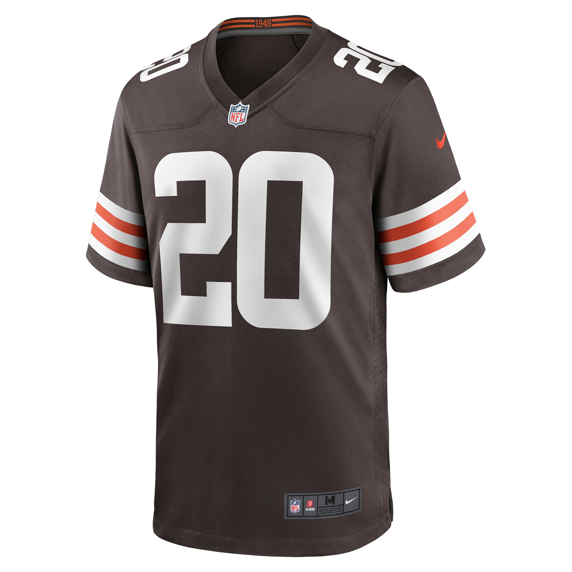 Greg Newsome II Cleveland Browns Game Jersey - Brown