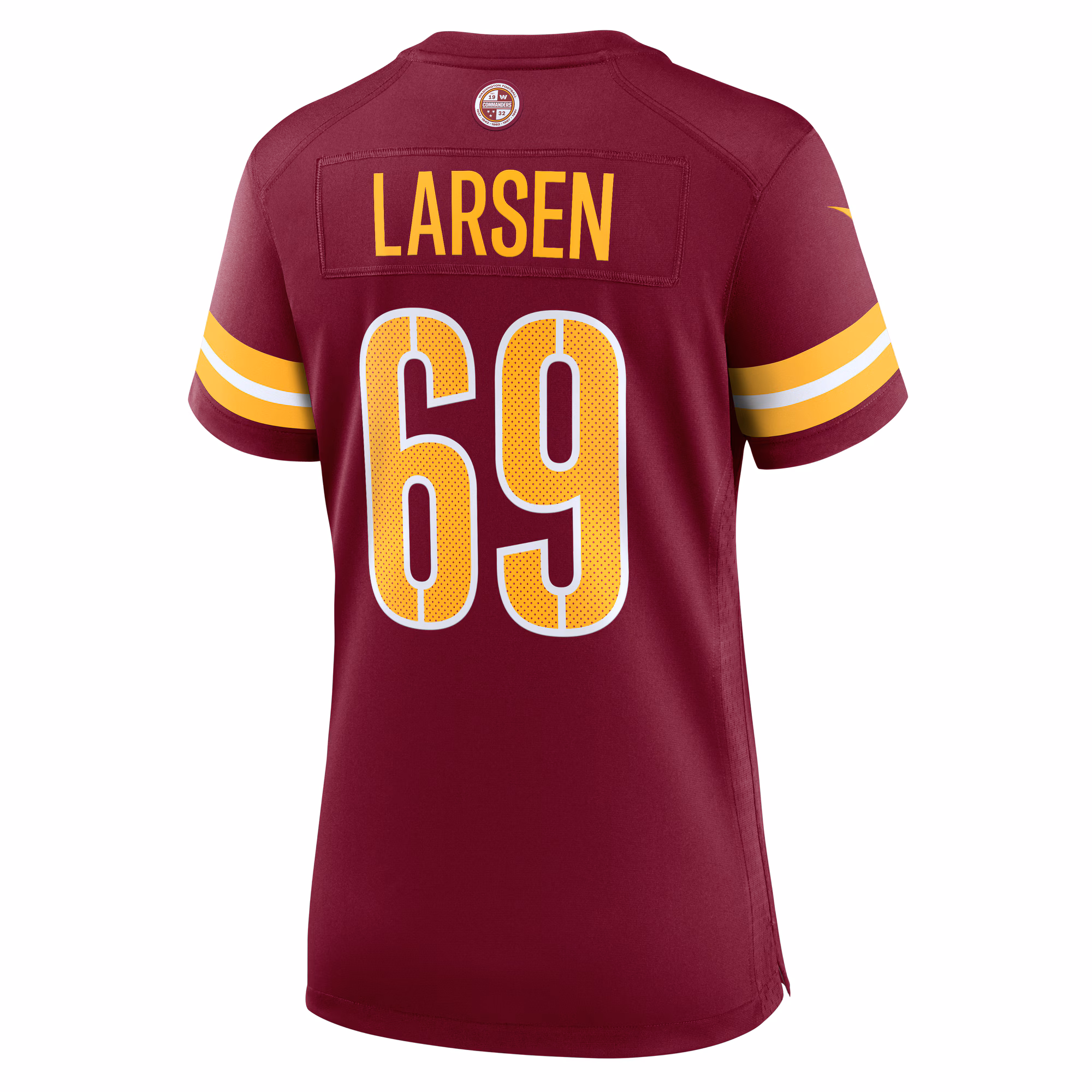 Tyler Larsen Washington Commanders Women's  Game Jersey -  Burgundy