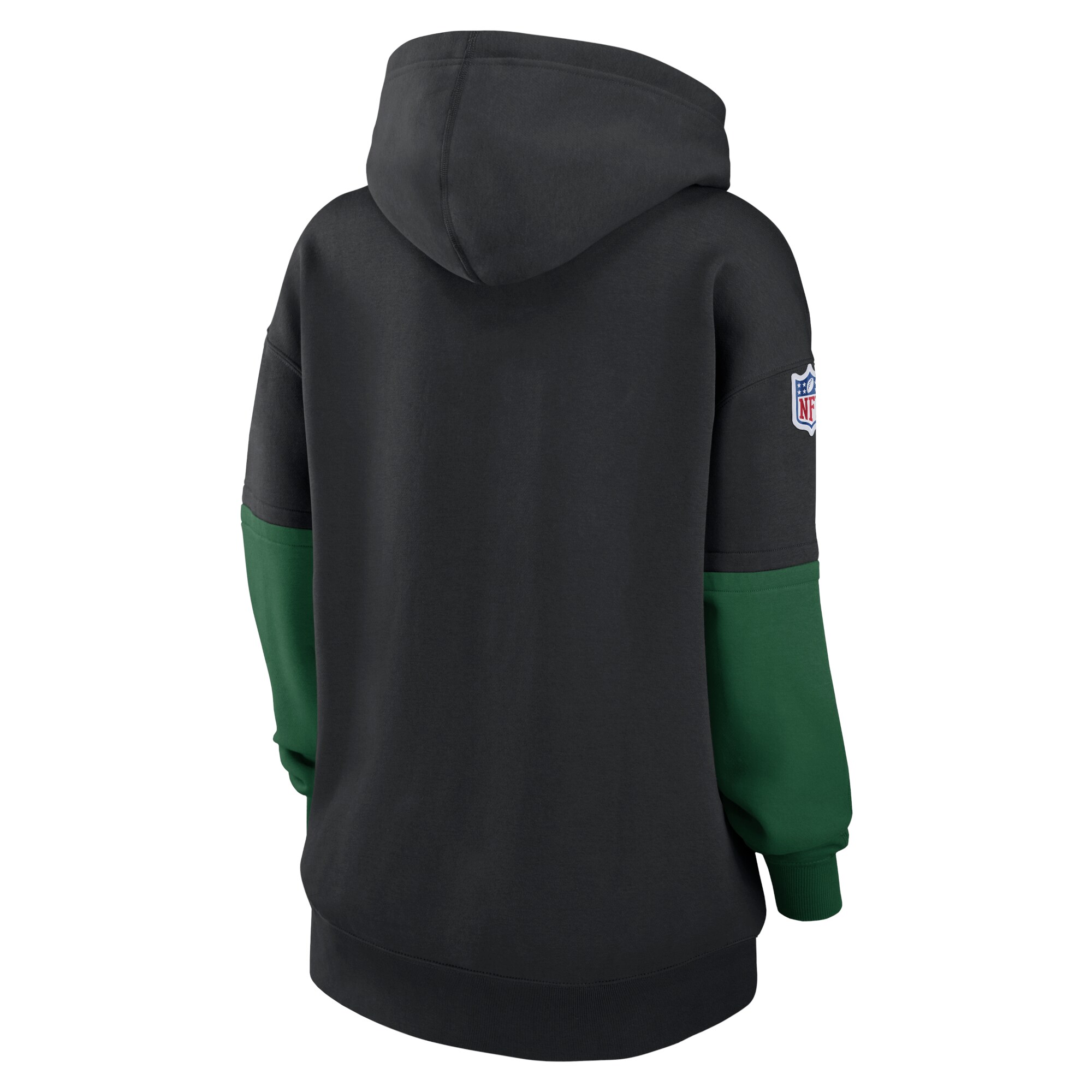 New York Jets Women's 2024 Sideline Essential Fleece Pullover Hoodie - Black