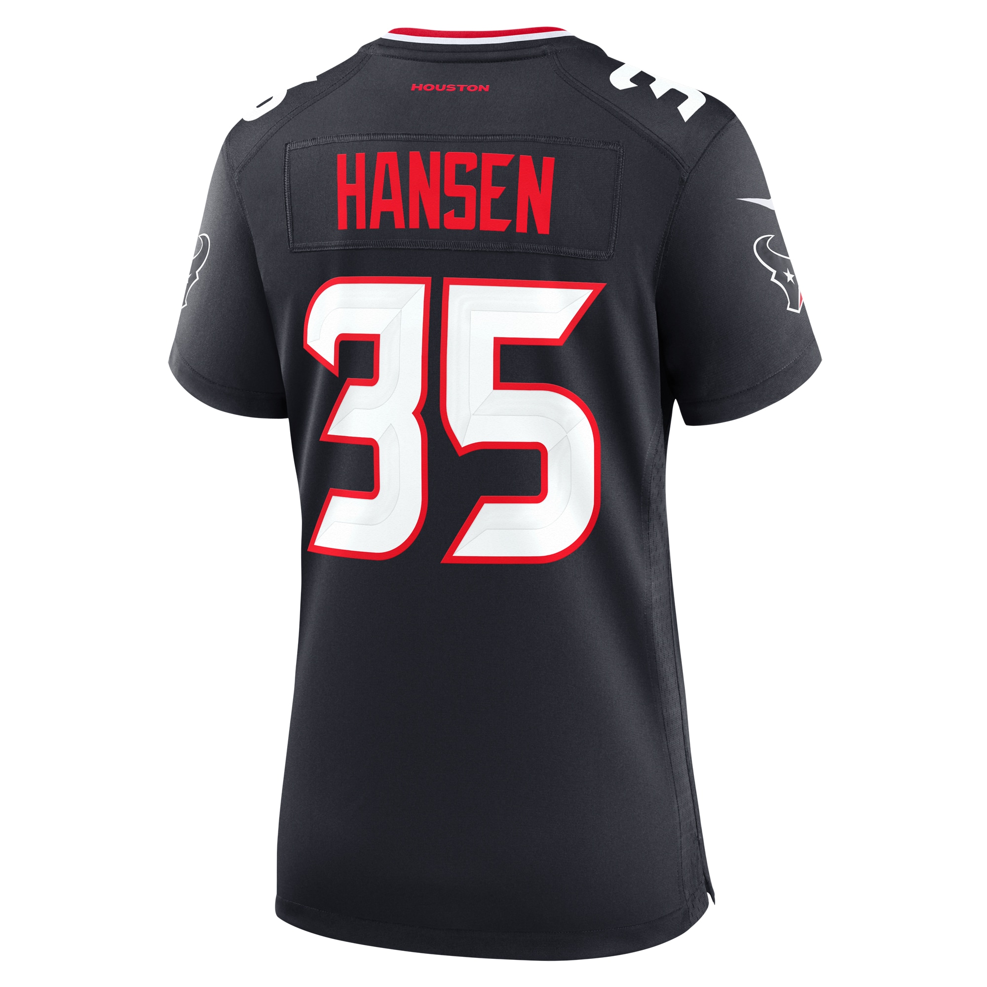 Jake Hansen Houston Texans Women's Team Game Jersey -  Navy
