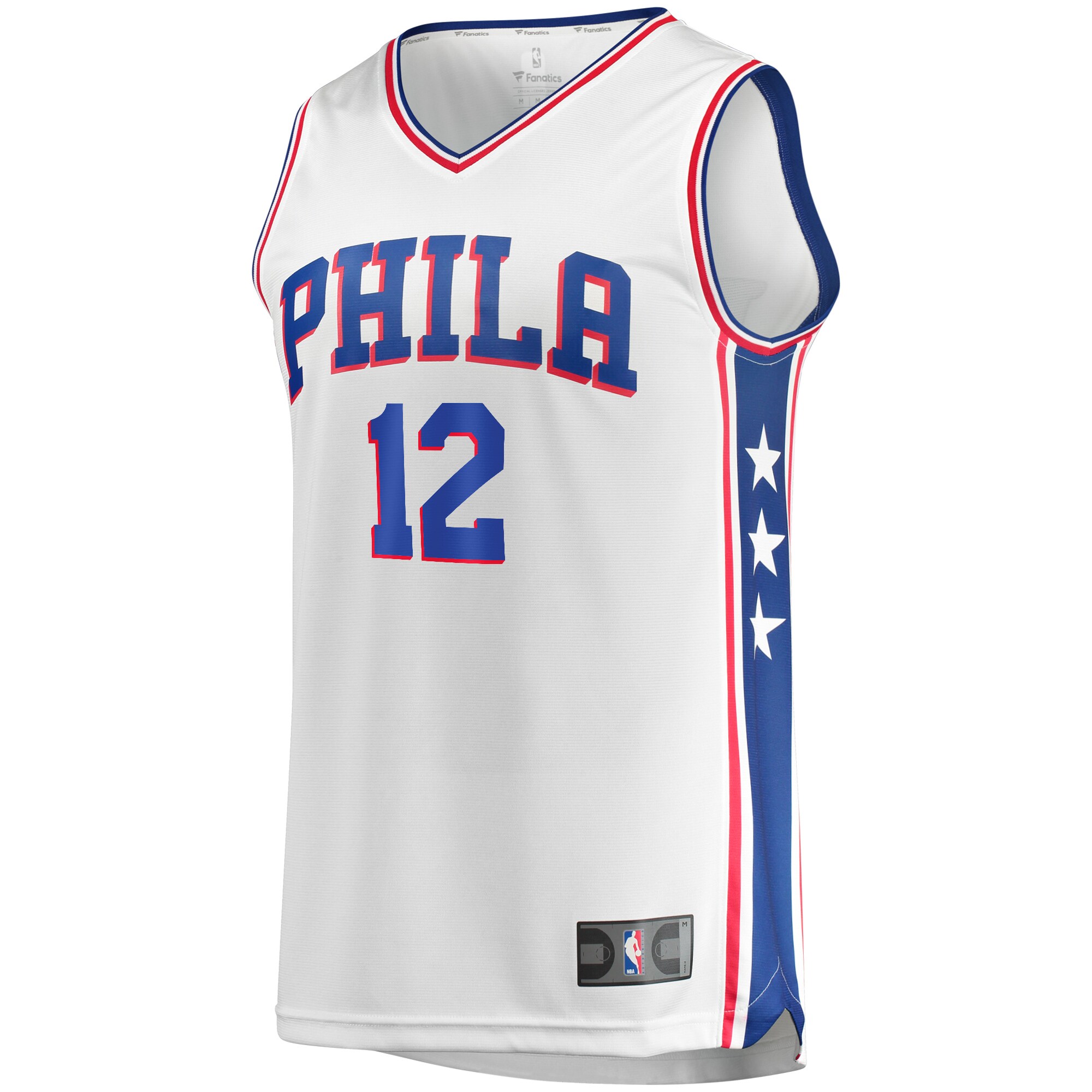 Tobias Harris Philadelphia 76ers  Fast Break Replica Player Team Jersey - Association Edition - White
