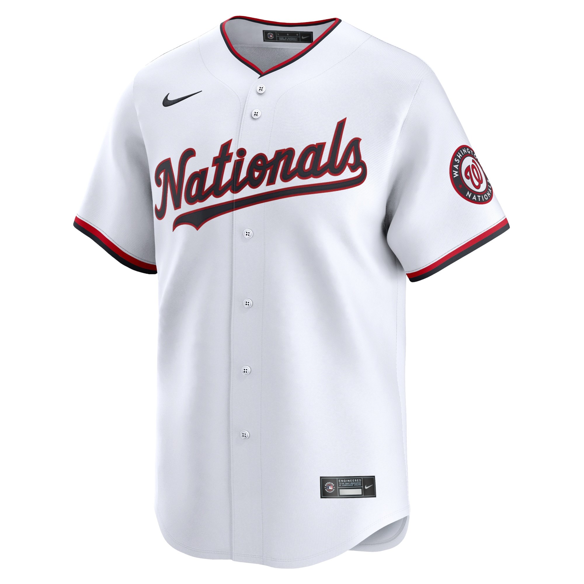 Men's Washington Nationals MacKenzie Gore  White Home Limited Player Jersey