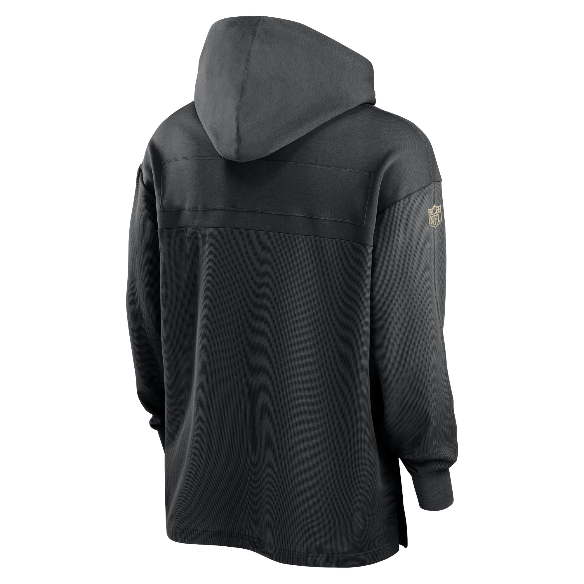 New Orleans Saints  2023 Sideline Lightweight Performance Hooded Top - Black