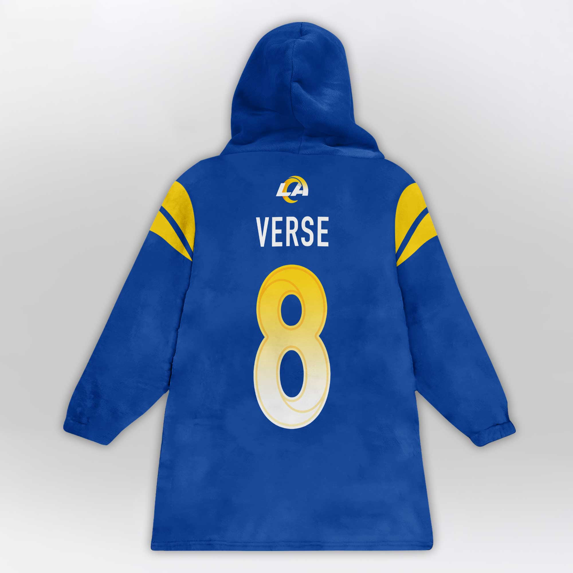 Kid J.V 8 Los Angeles R Football Unisex Blanket Hoodie