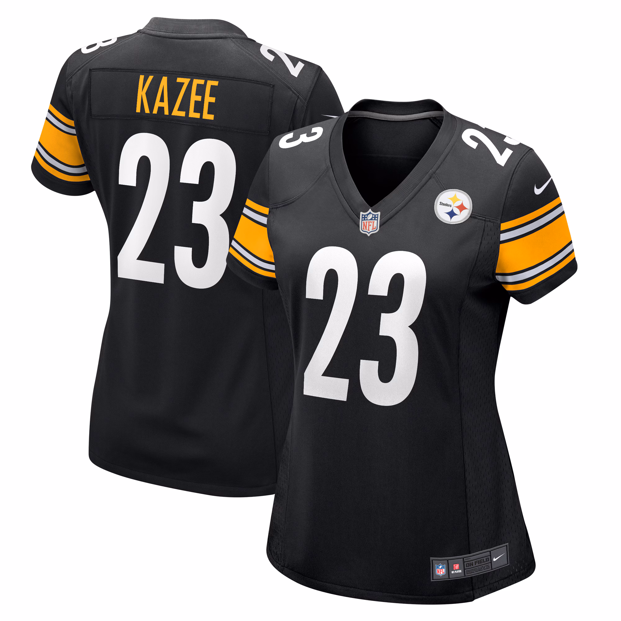 Damontae Kazee Pittsburgh Steelers Women's  Game Jersey -  Black