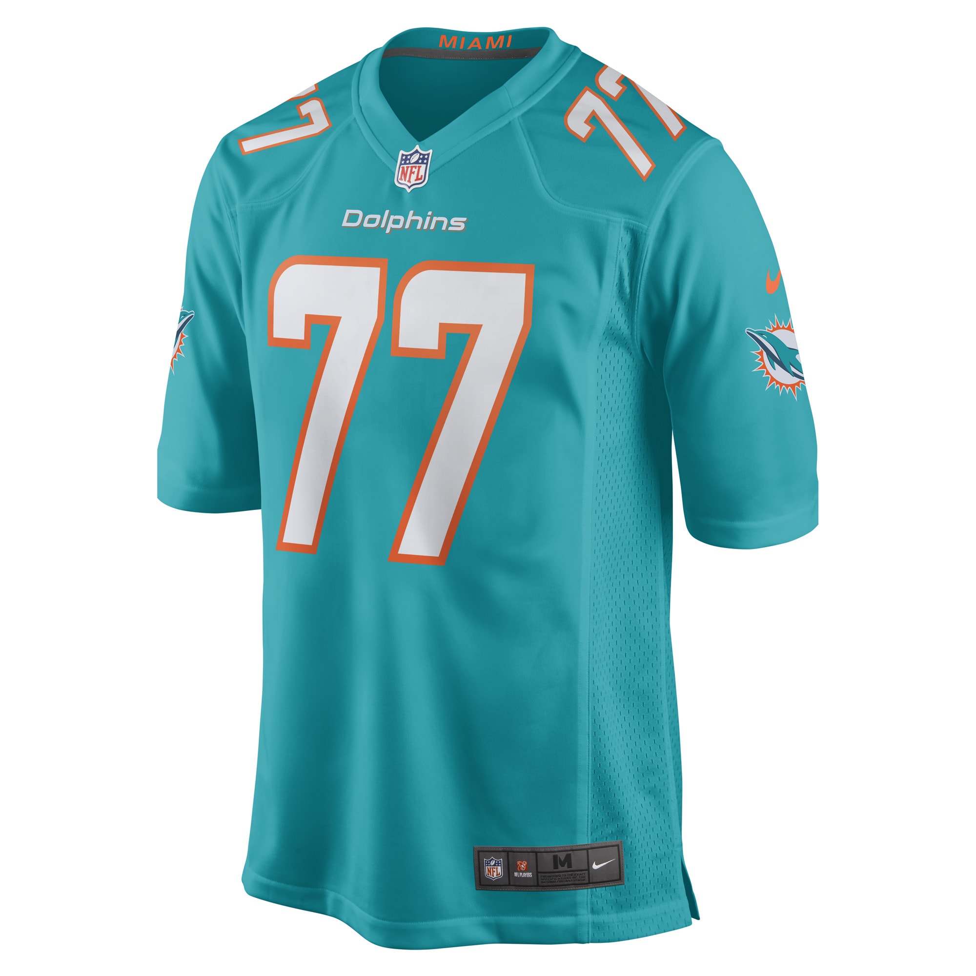 John Jenkins Miami Dolphins Game Player Jersey - Aqua