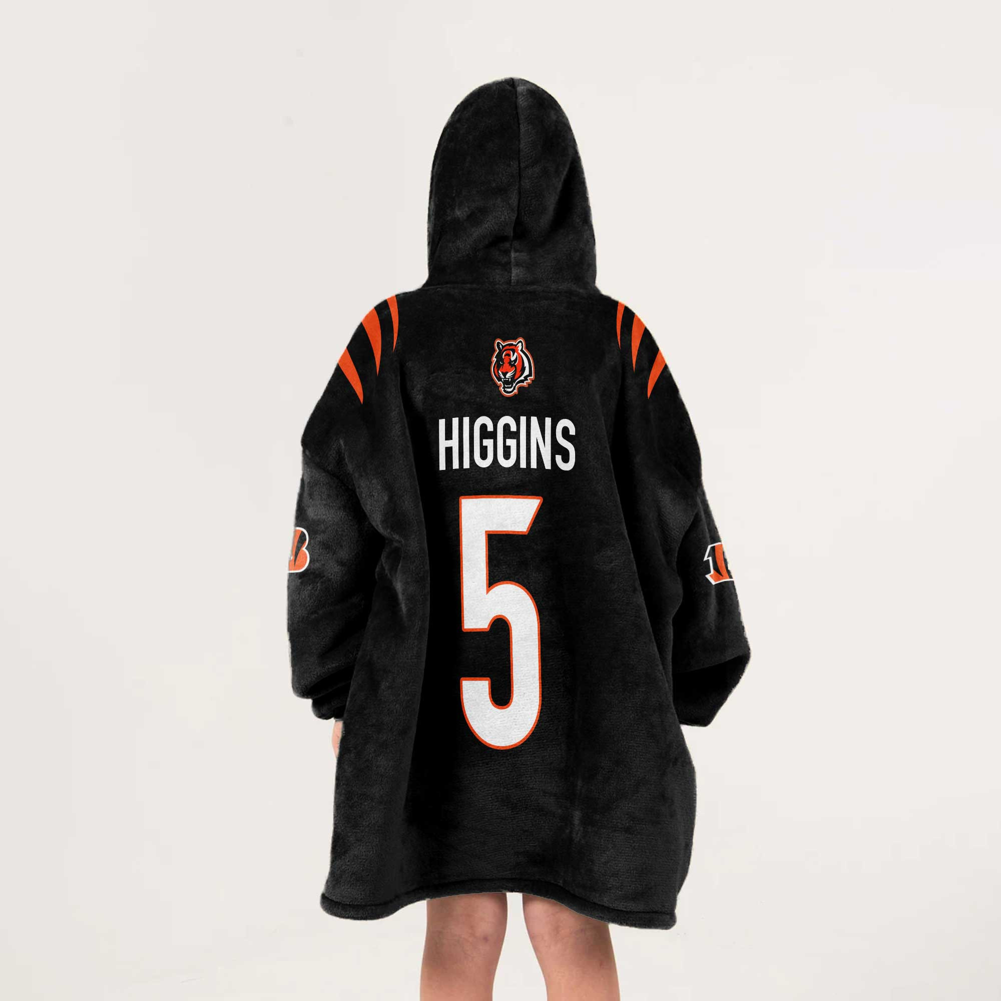 Kid 5 Cincinnati Football Unisex Blanket Hoodie