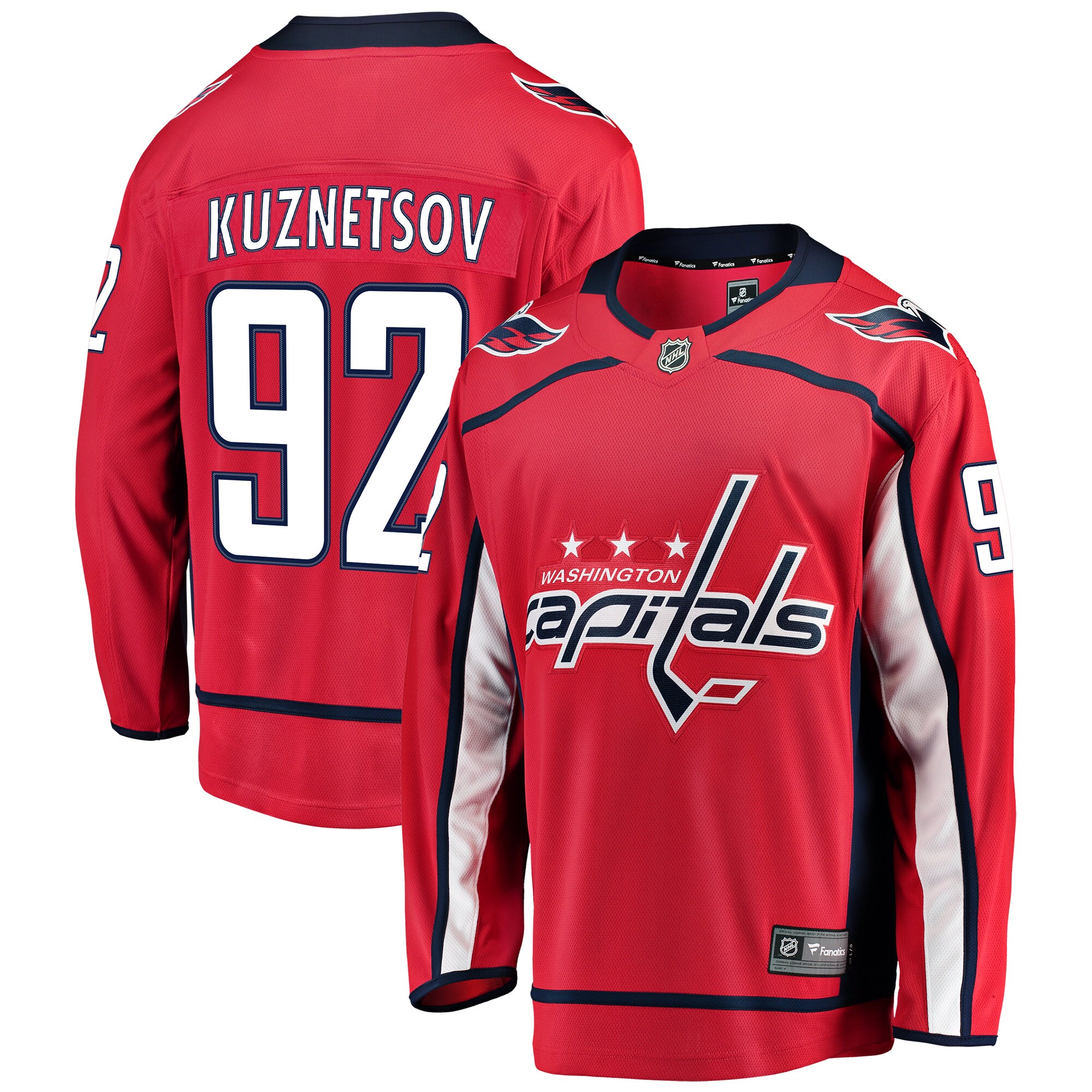 Evgeny Kuznetsov Washington Capitals Home Breakaway Player Jersey - Red