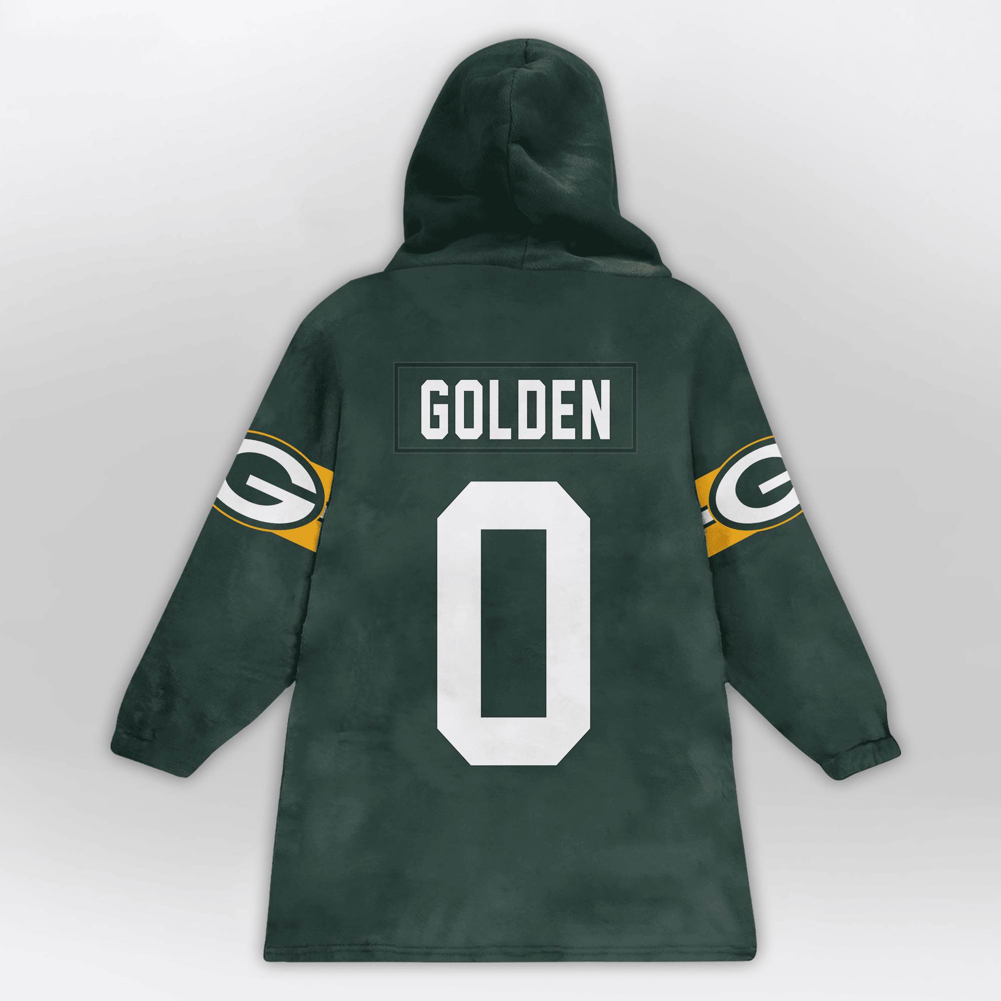 Kid 0 Green Bay Football Unisex Blanket Hoodie