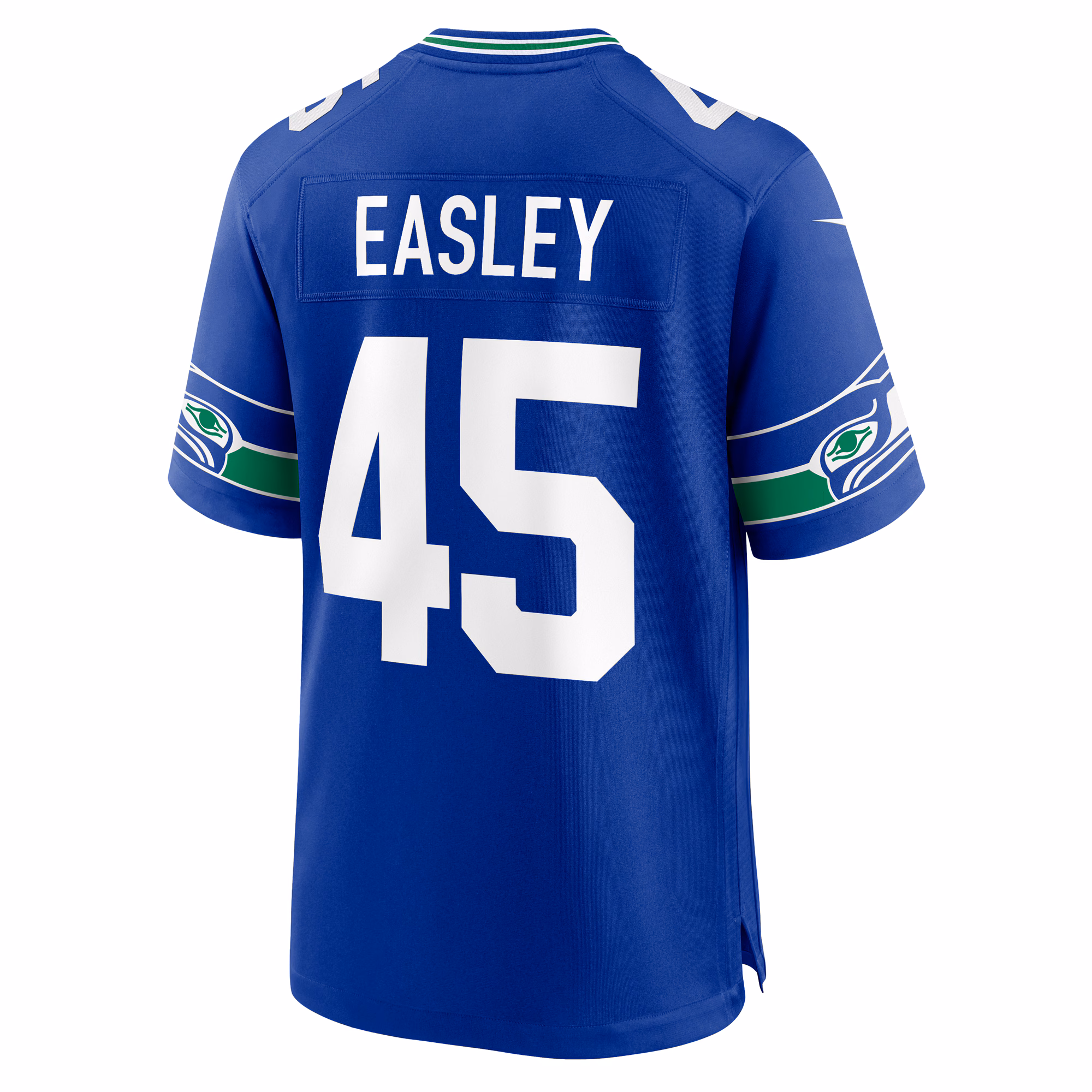 Kenny Easley Seattle Seahawks Game Retired Player Jersey - College Navy