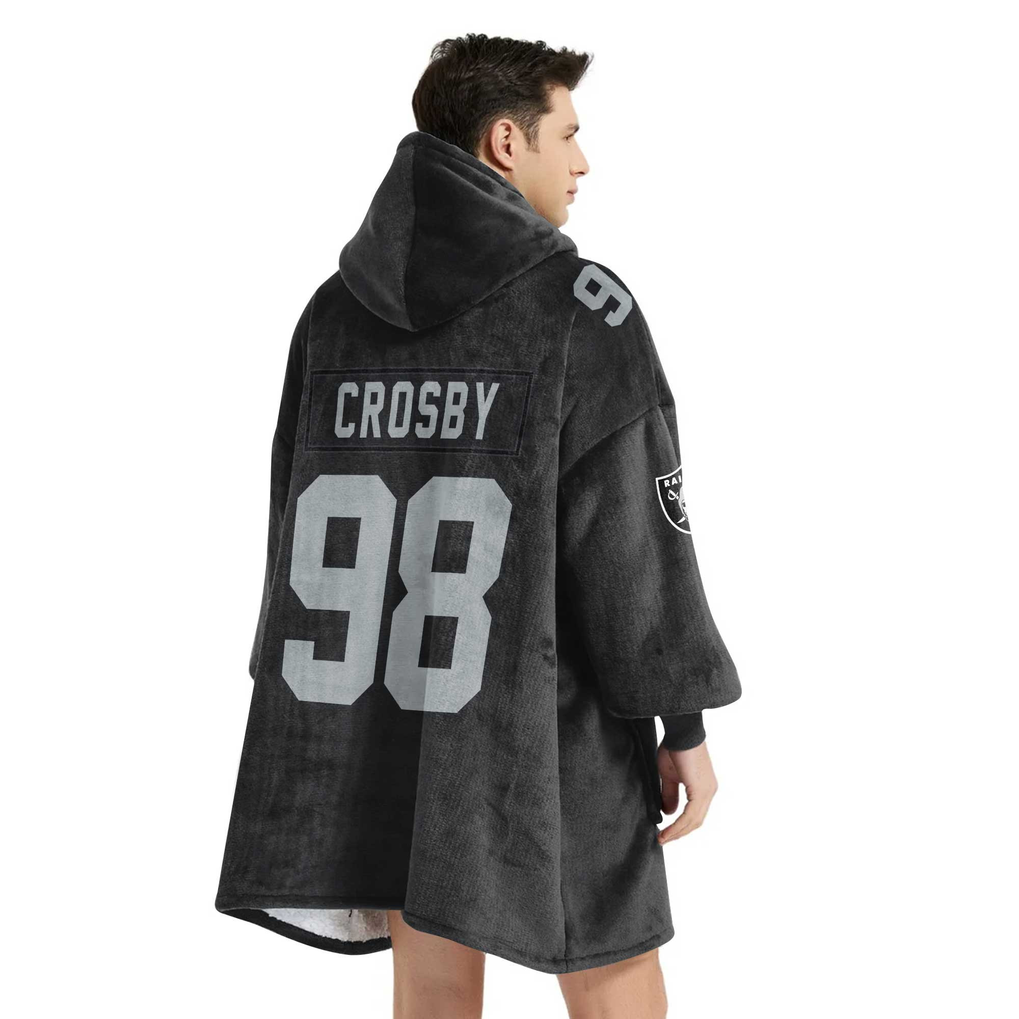 Adult M.C 98 Las Vegas Football Unisex Blanket Hoodie