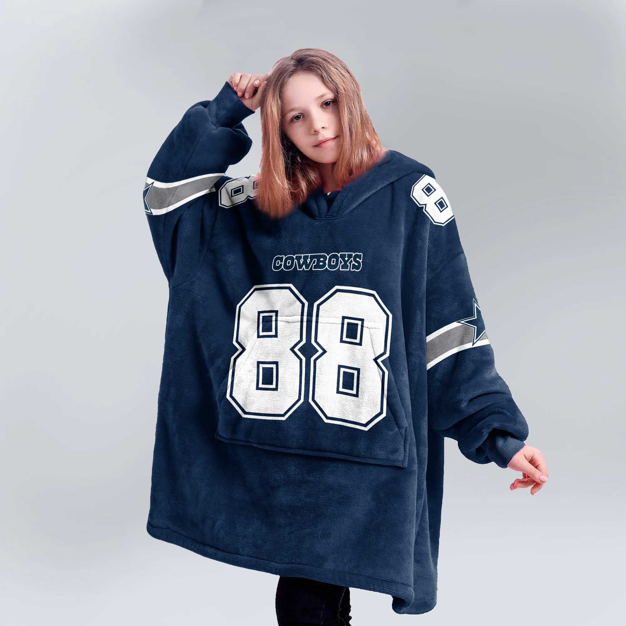 Adult C.D.L 88 Dallas Football Unisex Blanket Hoodie