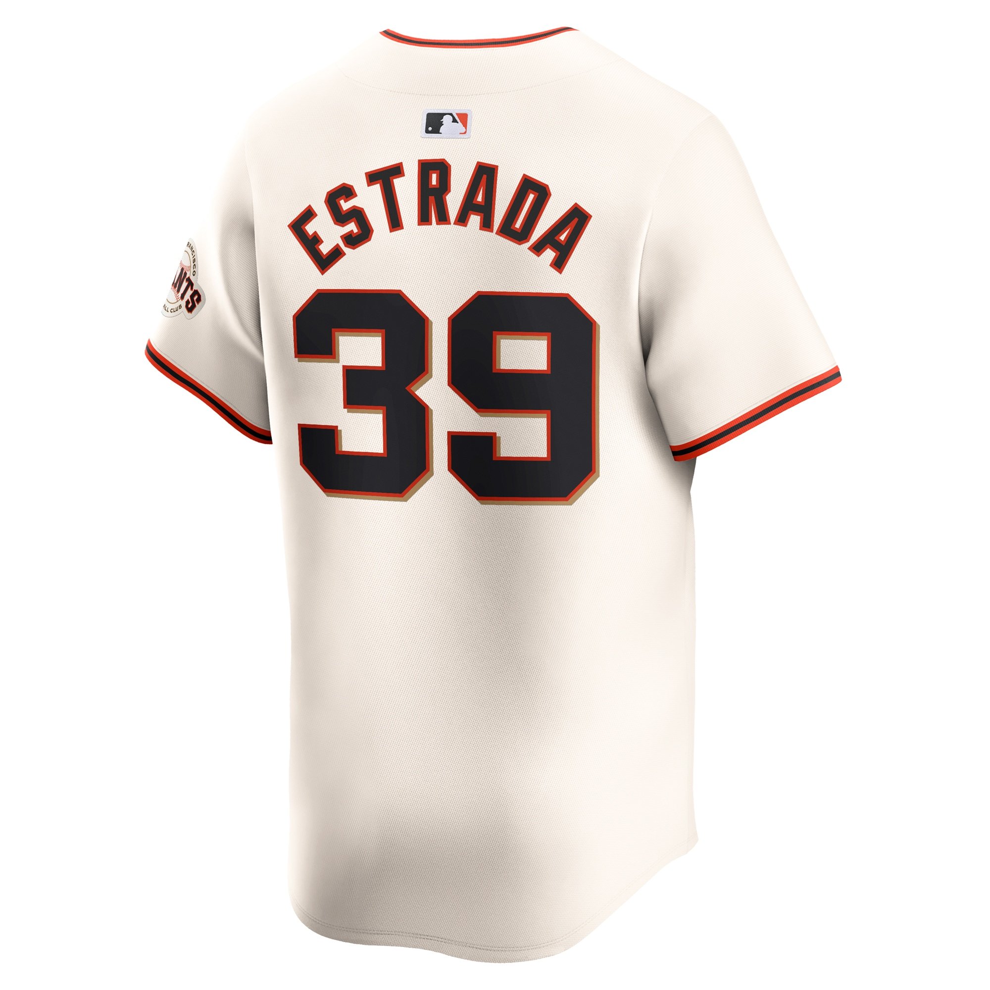 Men's San Francisco Giants Thairo Estrada  Cream Home Limited Player Jersey