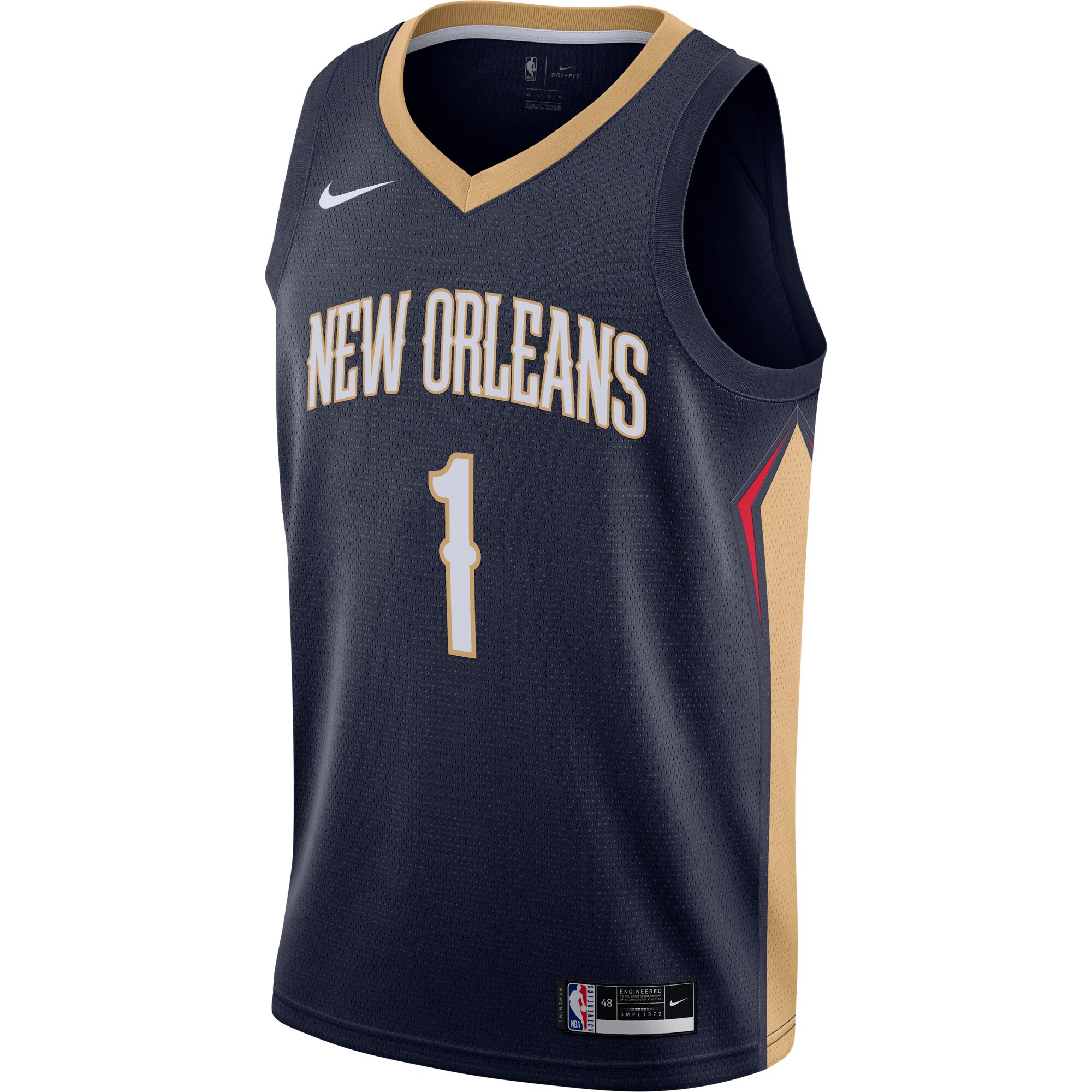 Zion Williamson New Orleans Pelicans 2020/21 Swingman Jersey - Navy - Icon Edition