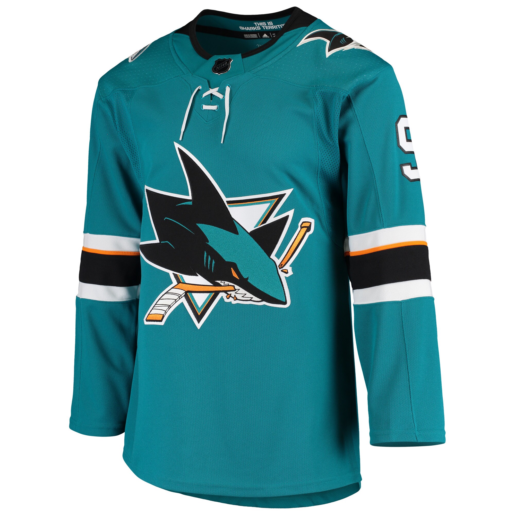 Evander Kane San Jose Sharks  Home Authentic Player Jersey - Teal
