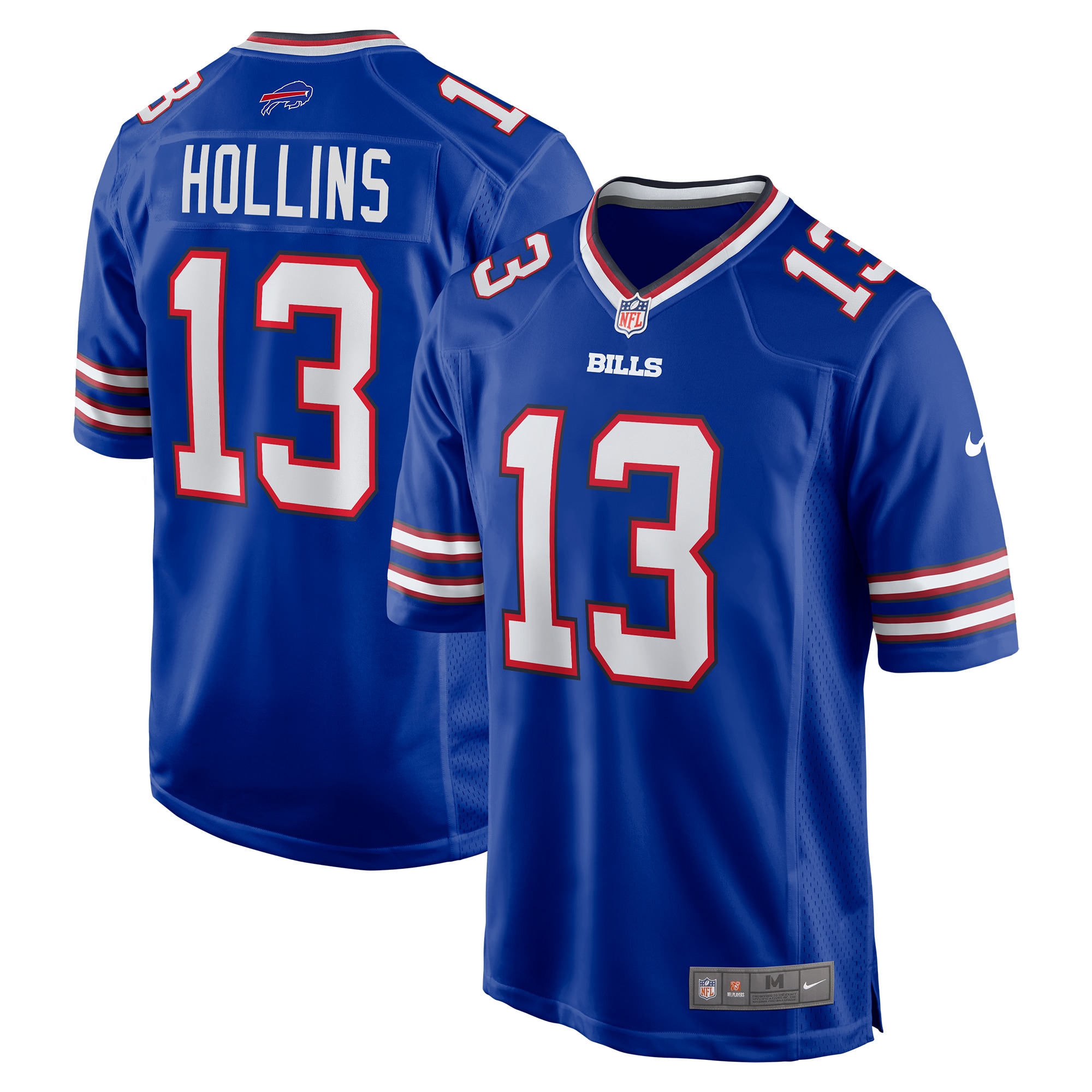 Mack Hollins Buffalo Bills  Game Jersey -  Royal