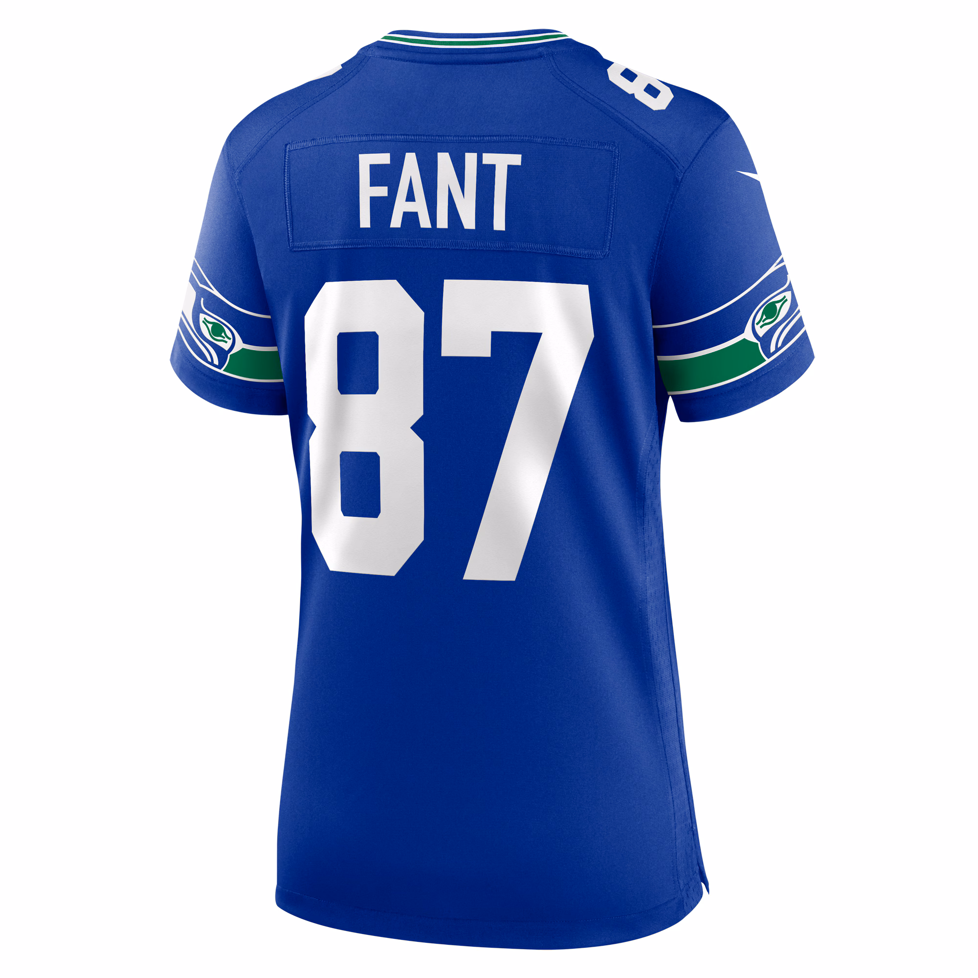 Noah Fant Seattle Seahawks Women's Throwback Player Game Jersey - Royal
