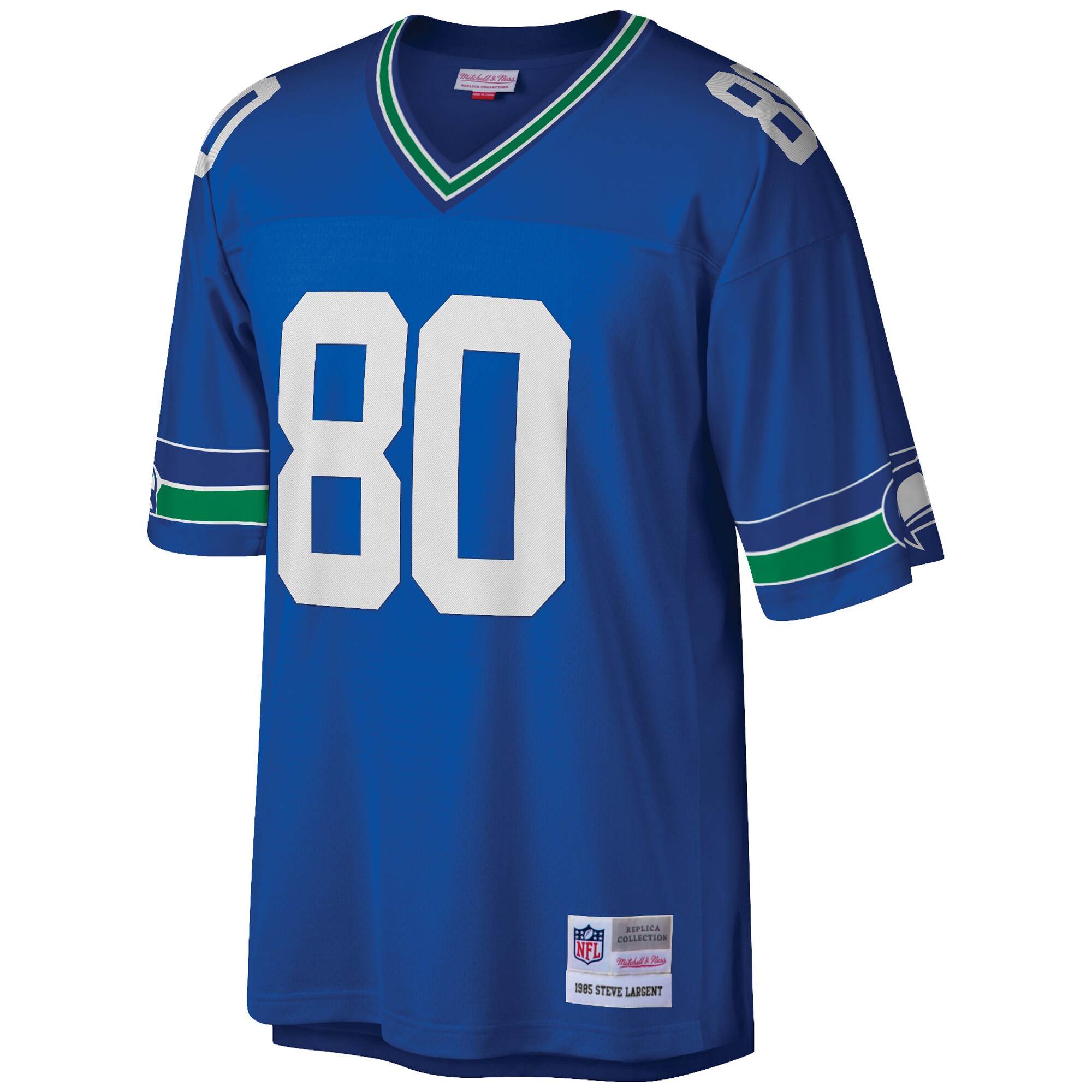 Steve Largent Seattle Seahawks  Big & Tall 1985 Retired Player Replica Jersey - Royal