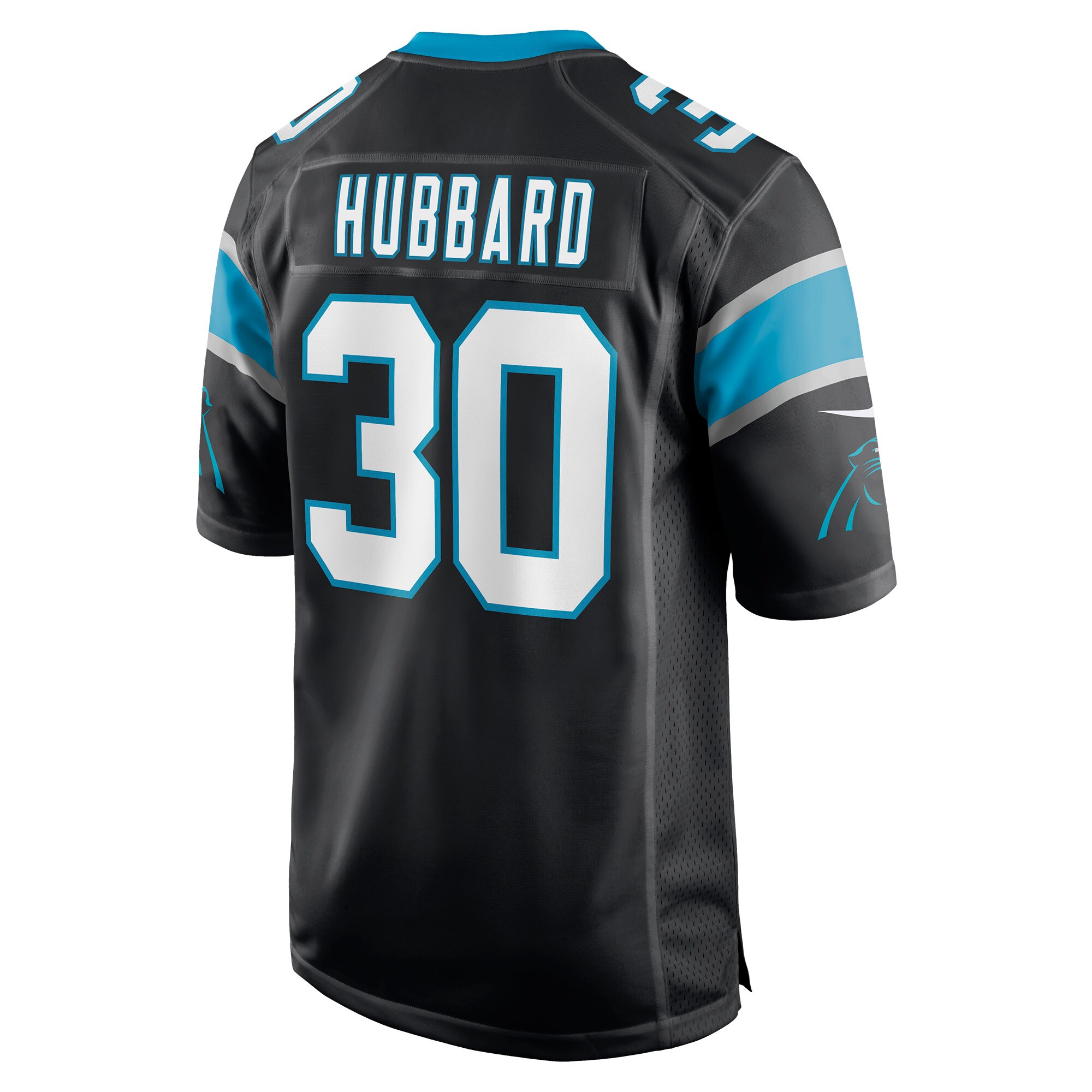 Chuba Hubbard Carolina Panthers  Game Jersey - Black