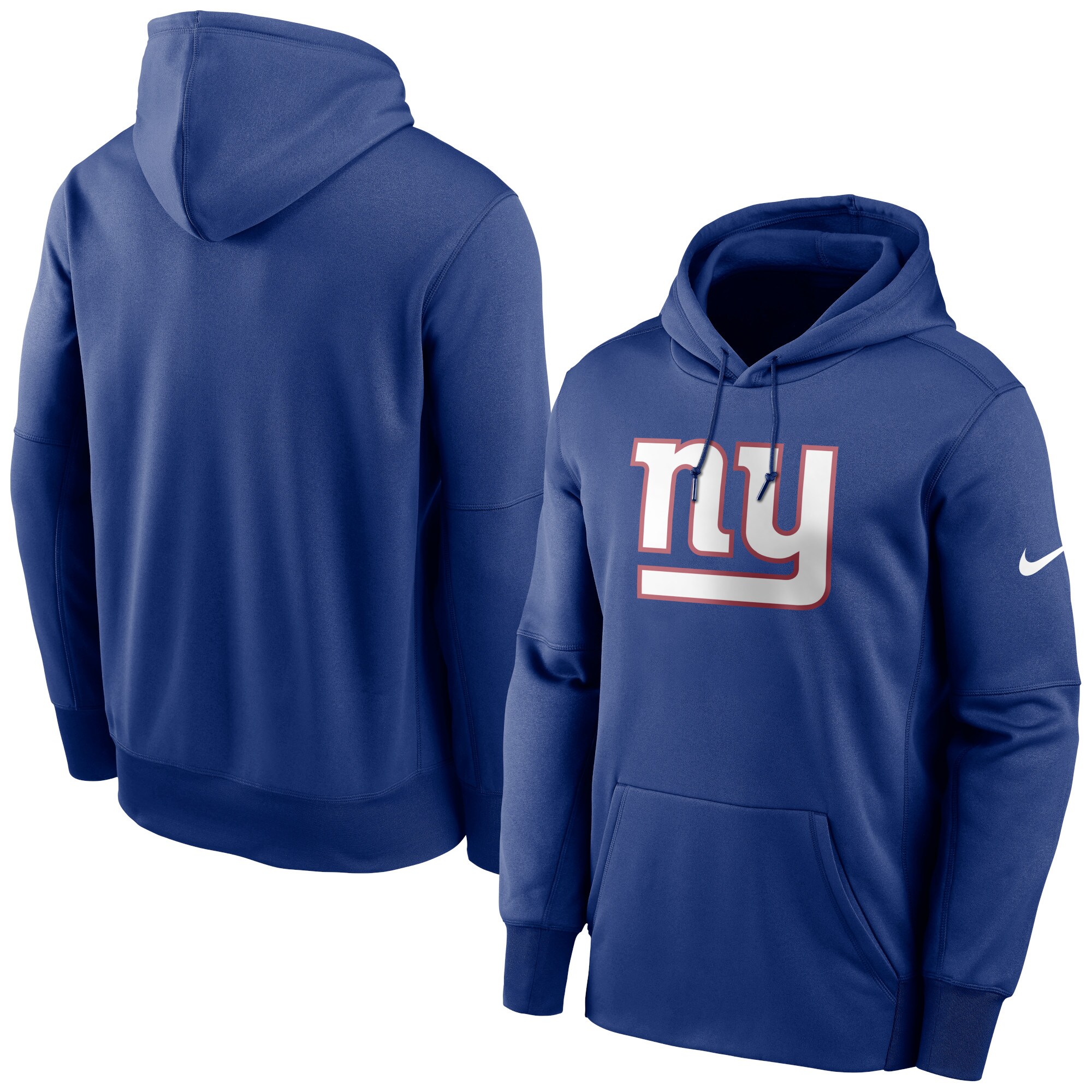 New York Giants Fan Gear Primary Logo Performance Pullover Hoodie - Royal