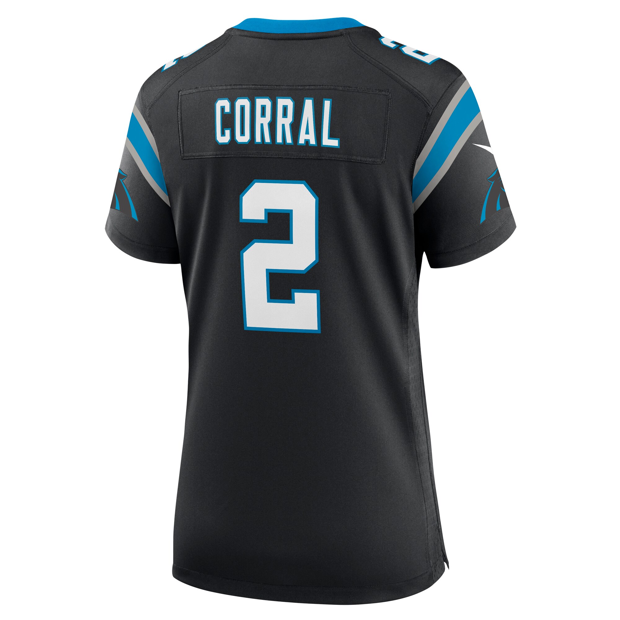 Matt Corral Carolina Panthers  Women's Team Game Jersey - Black
