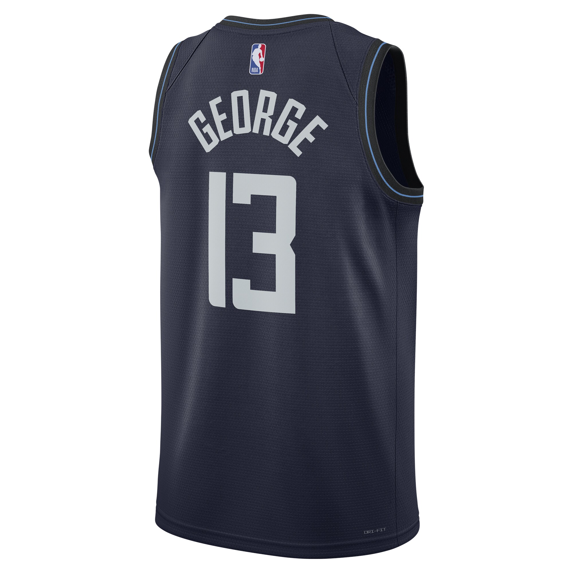 Unisex LA Clippers Paul George  Navy 2023/24 Swingman Jersey - City Edition