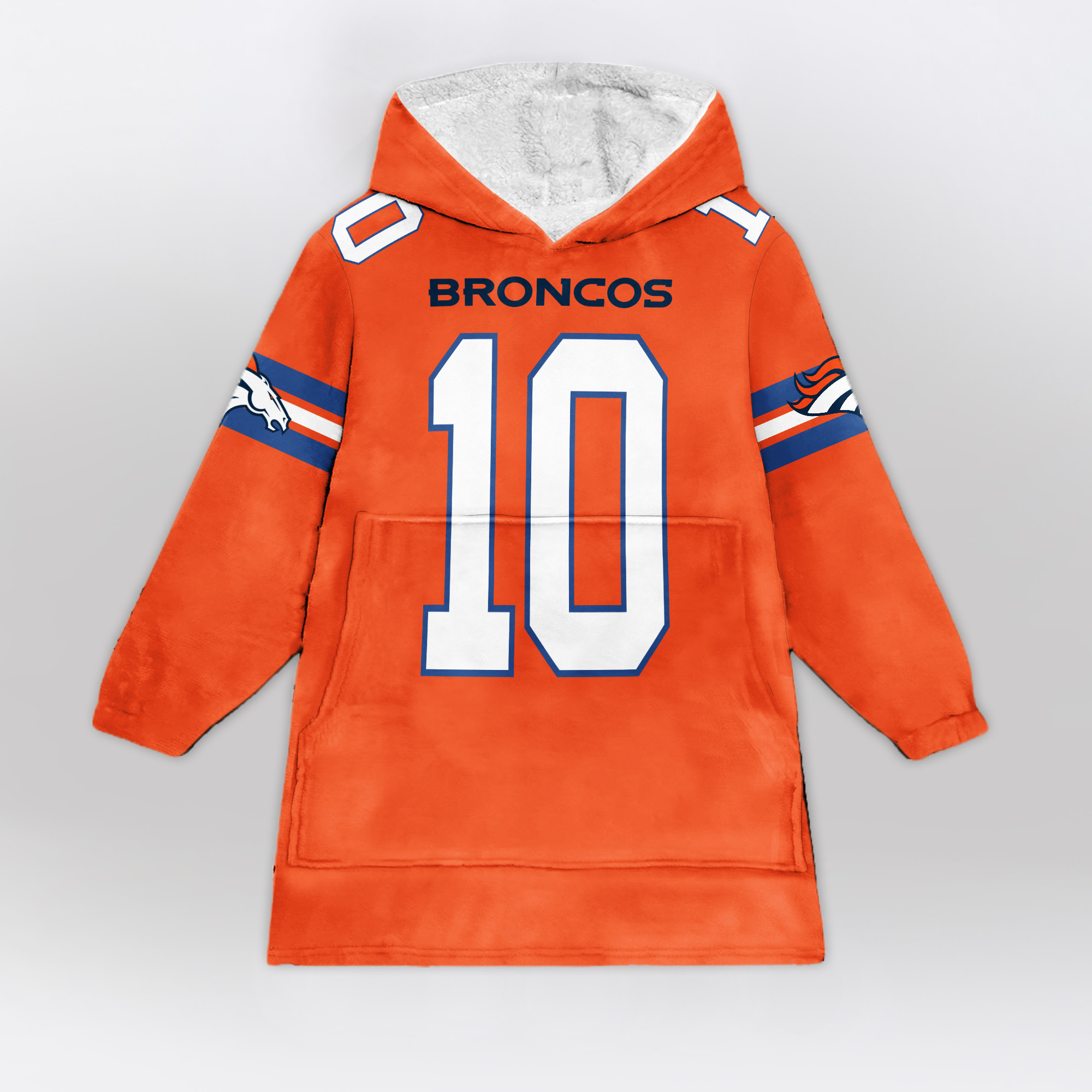 Adult B.N 10 Denver Football Unisex Blanket Hoodie