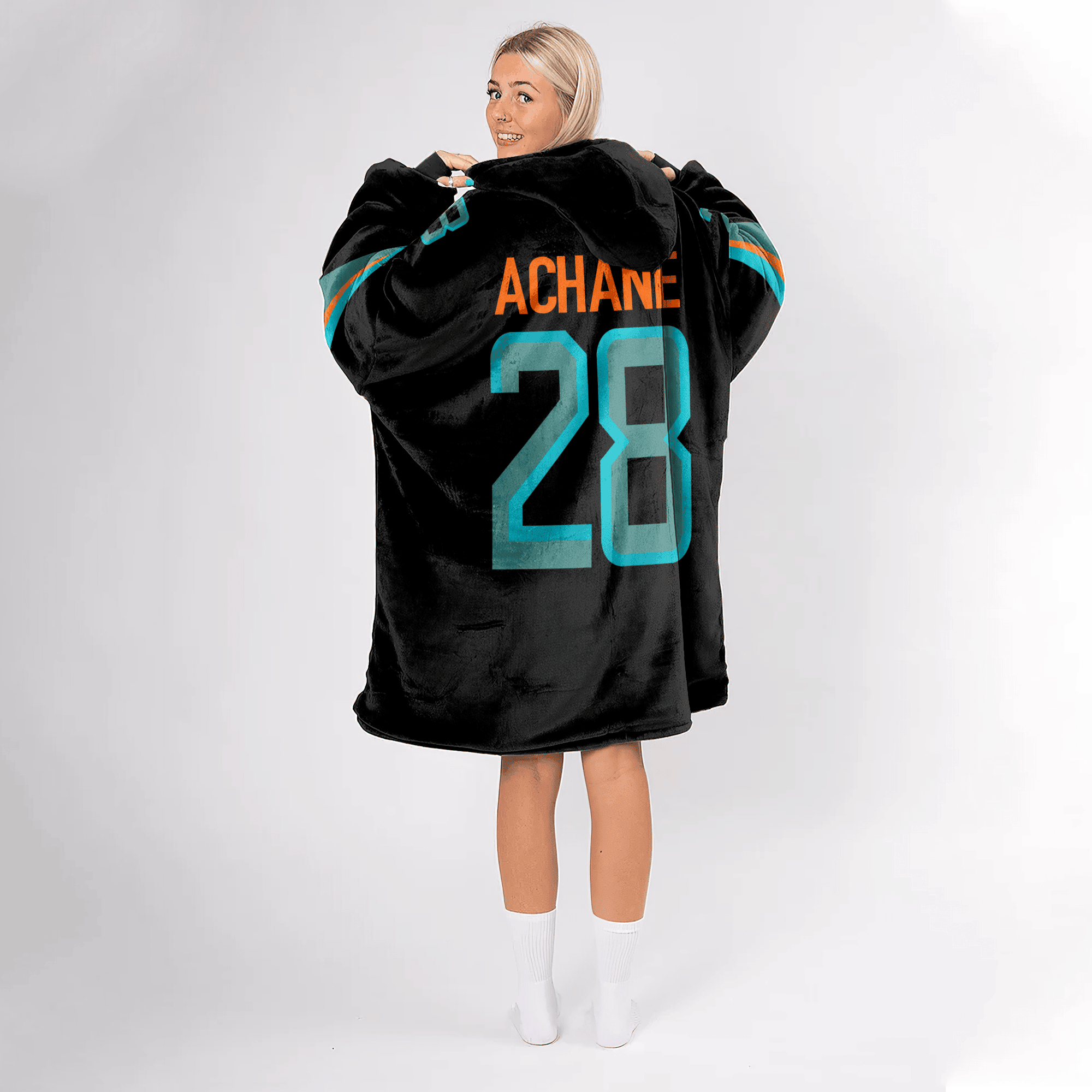 D.A 28 Miami Football Unisex Blanket Hoodie