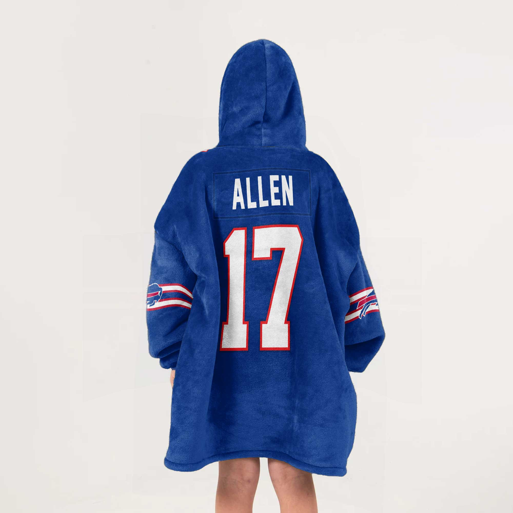 Captain J.A 17 Buffalo Football Unisex Blanket Hoodie