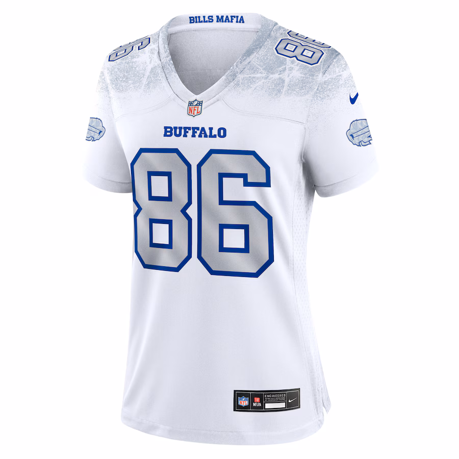 Dalton Kincaid #86 Buffalo Bills Women's 2025 Rivalries Collection Game Jersey - White