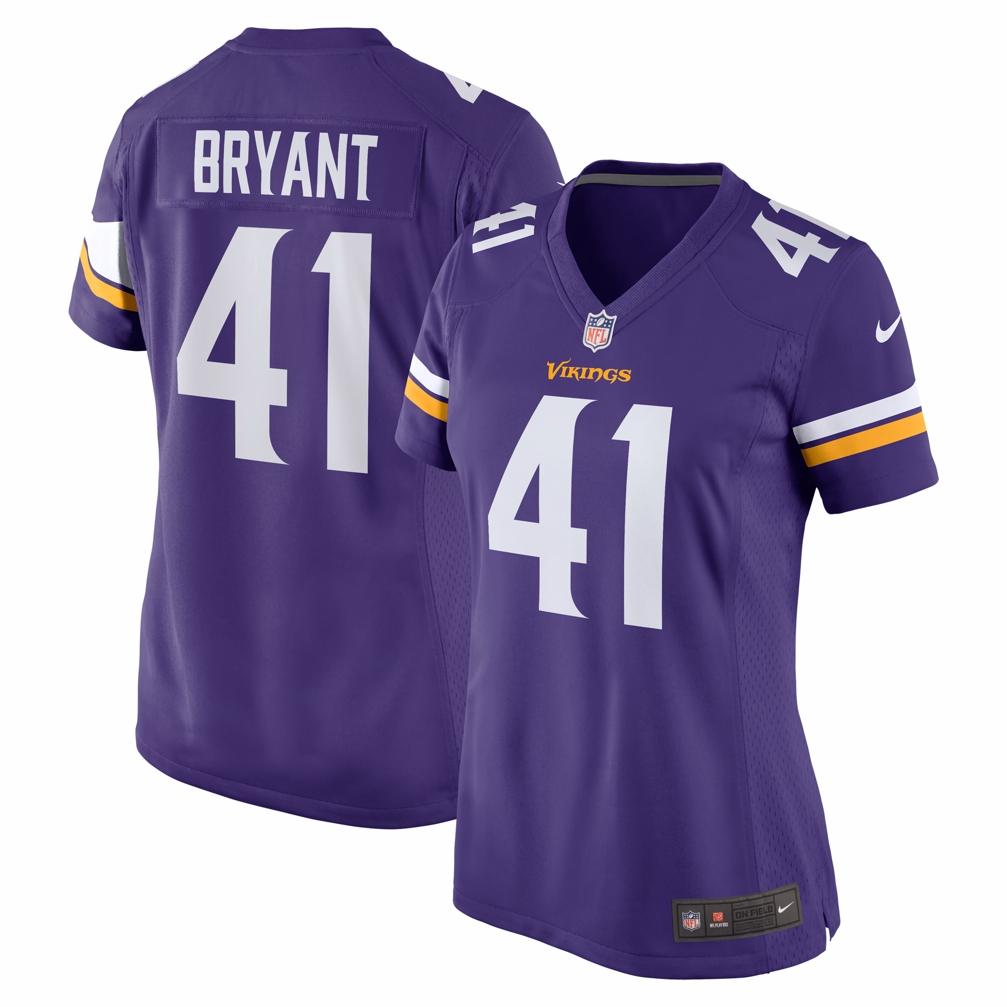 Austin Bryant Minnesota Vikings Women's  Game Jersey -  Purple