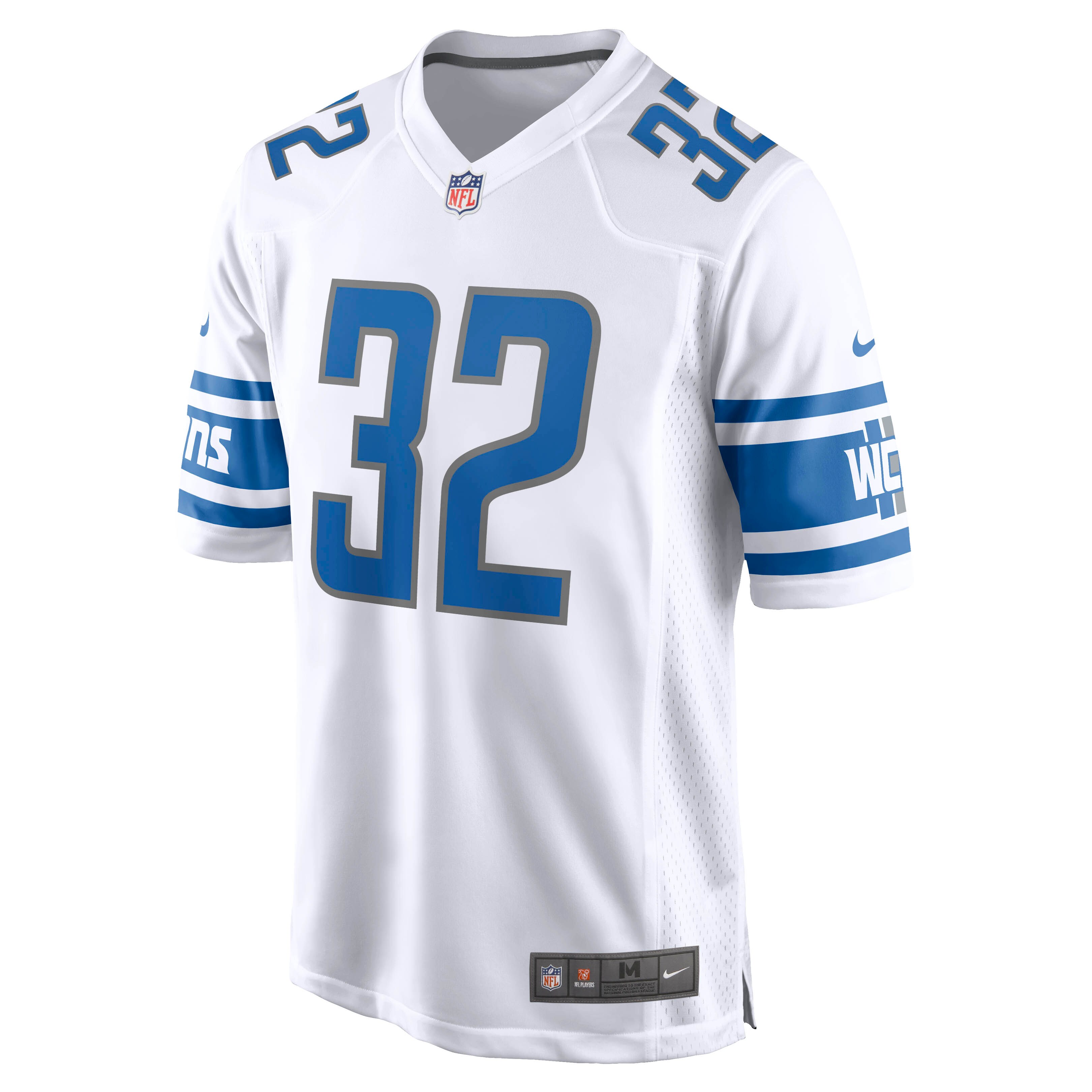 D'Andre Swift Detroit Lions  Game Jersey - White