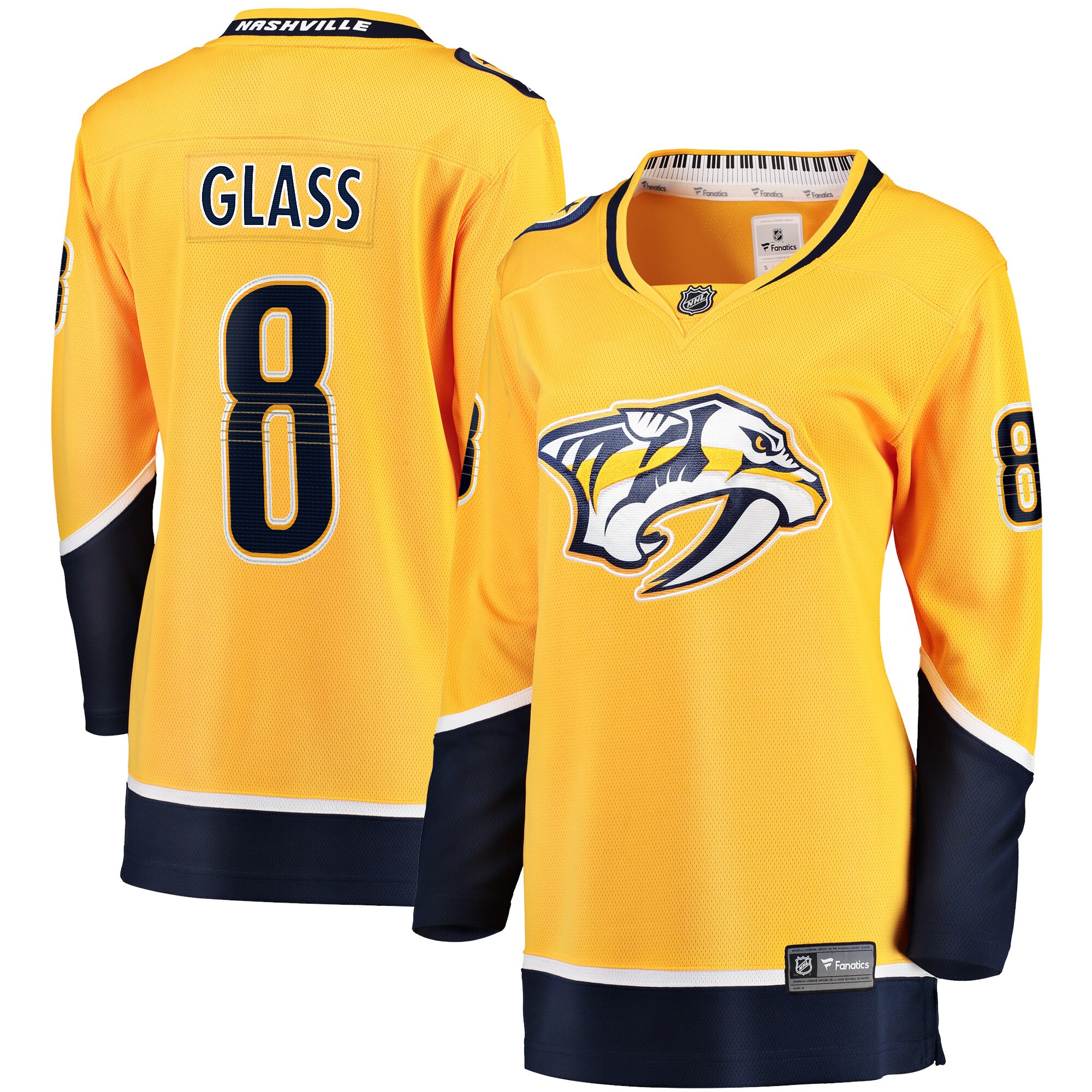 Cody Glass Nashville Predators Women's Home Breakaway Player Jersey - Gold
