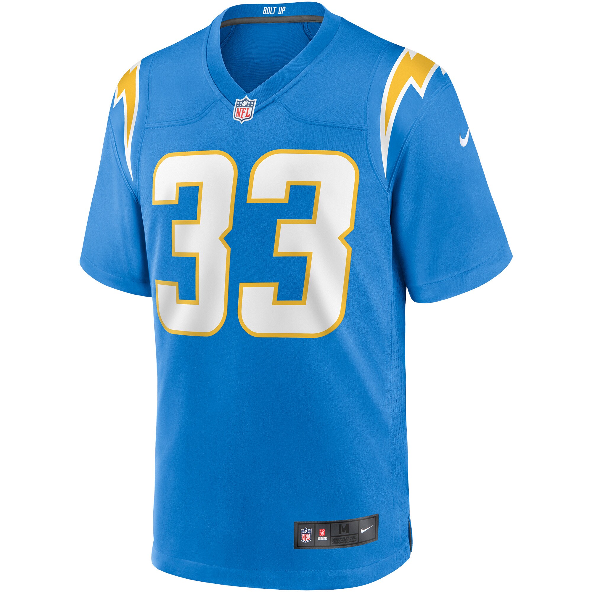 Derwin James Los Angeles Chargers Game Player Jersey - Powder Blue