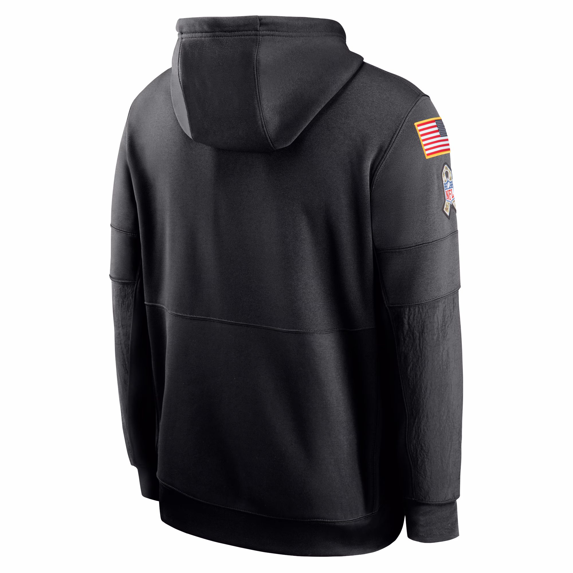 Carolina Panthers 2020 Salute to Service Sideline Performance Pullover Hoodie - Black