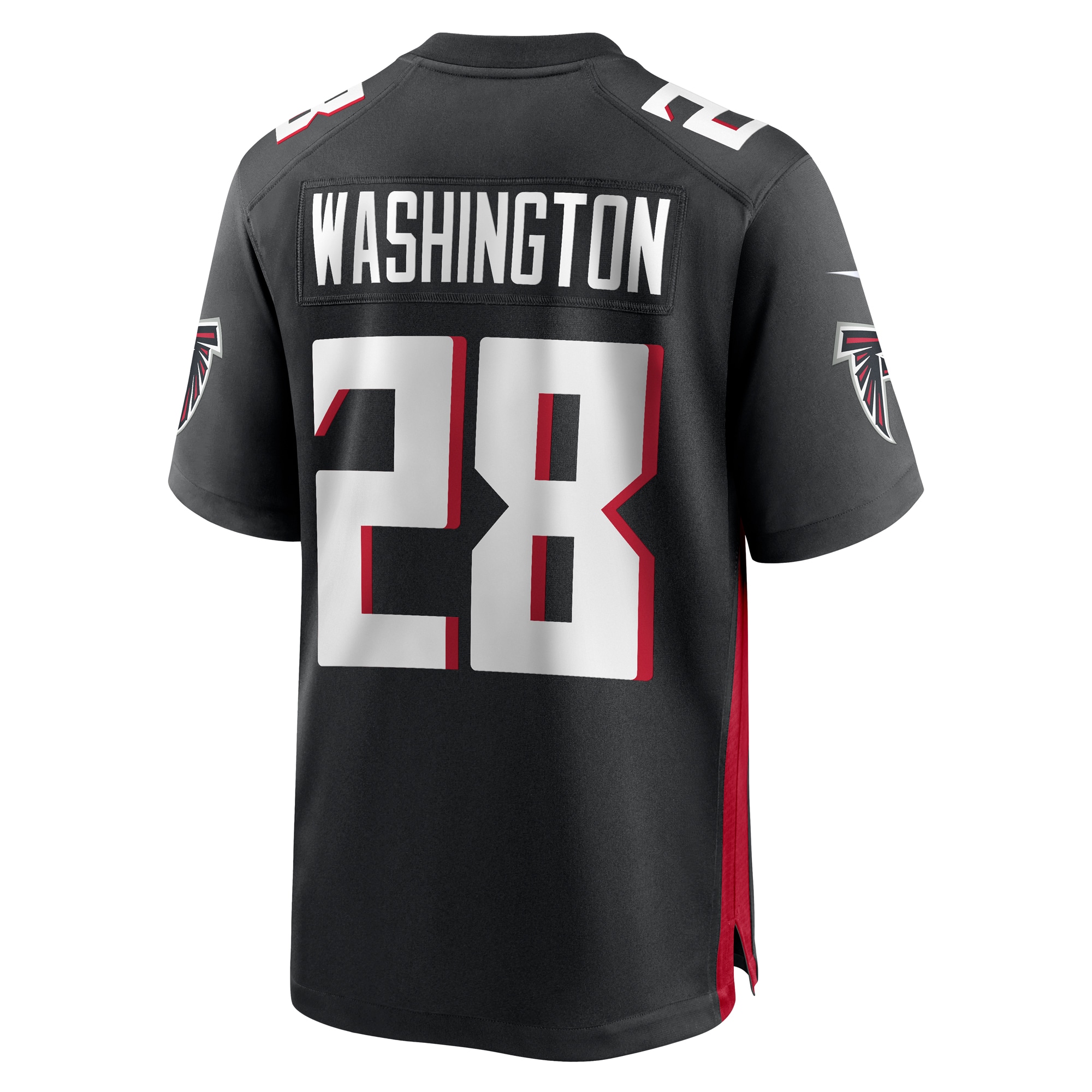 Carlos Washington Atlanta Falcons  Game Jersey -  Black