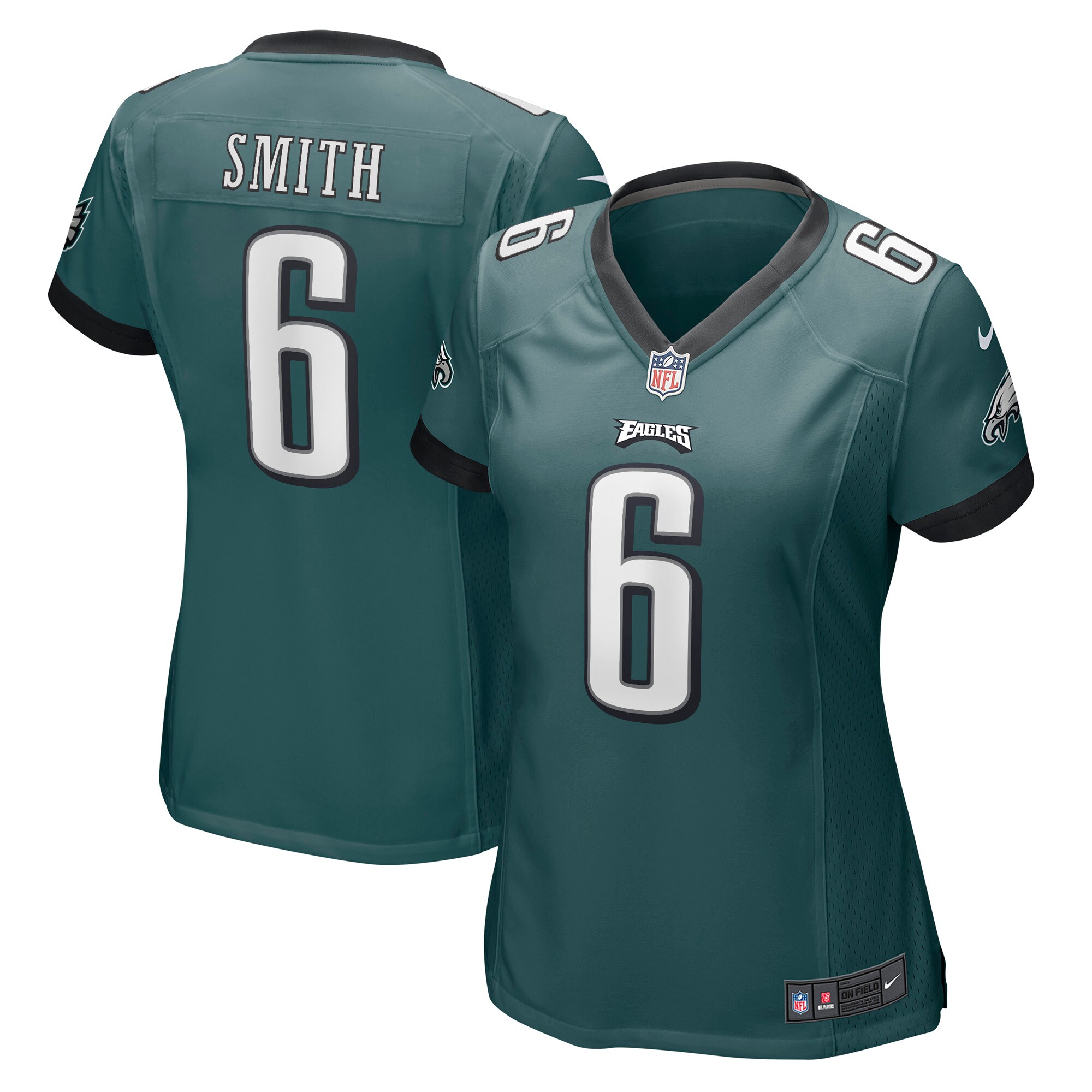 DeVonta Smith Philadelphia Eagles  Women's Game Jersey - Midnight Green